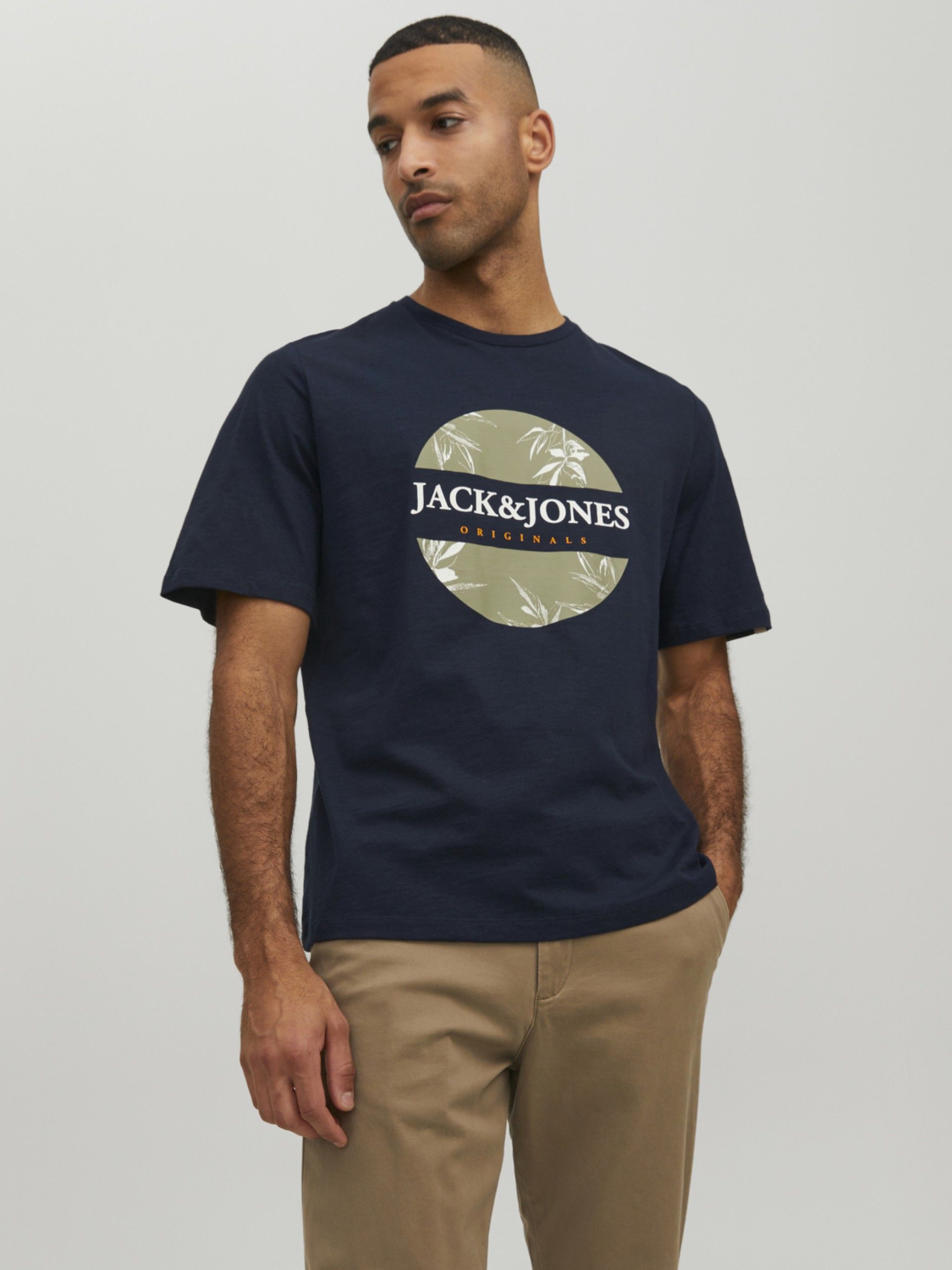 T-Shirt Homem CRAYON BRANDING Jack Jones