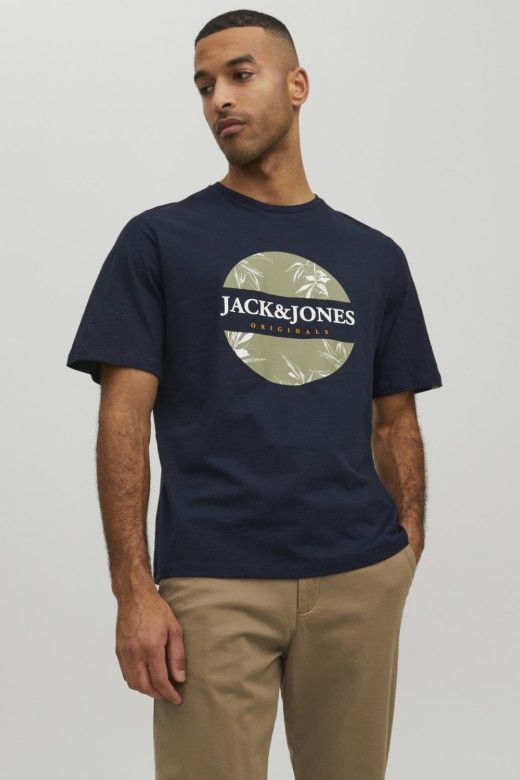 T-Shirt Homem CRAYON BRANDING Jack Jones