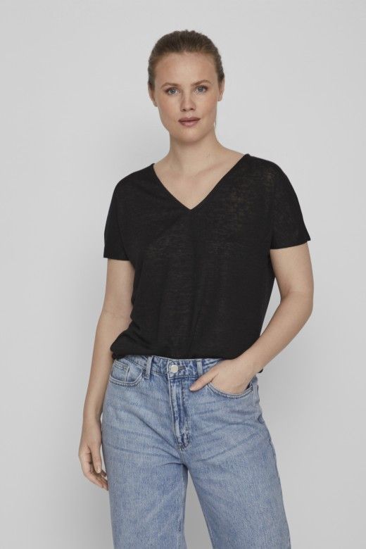 Top AMER Decote V S/S VILA Top AMER Decote V S/S VILA