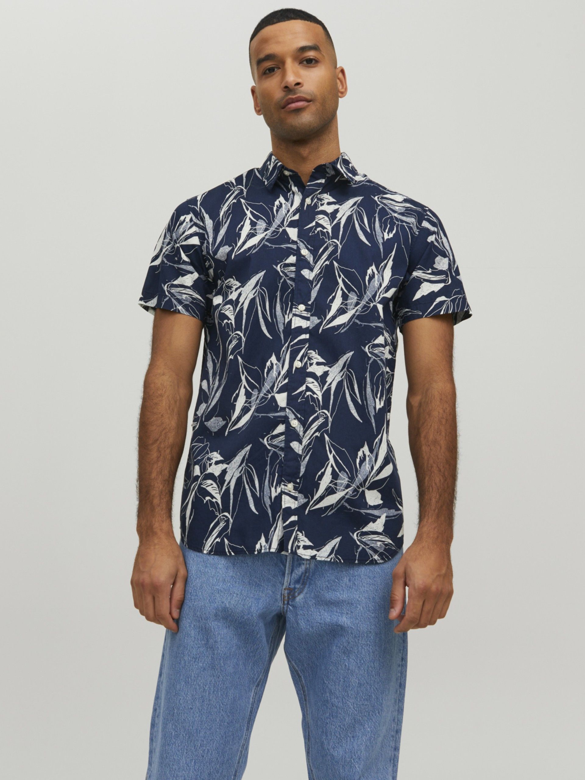 Camisa CRAYON SS Print Jack Jones
