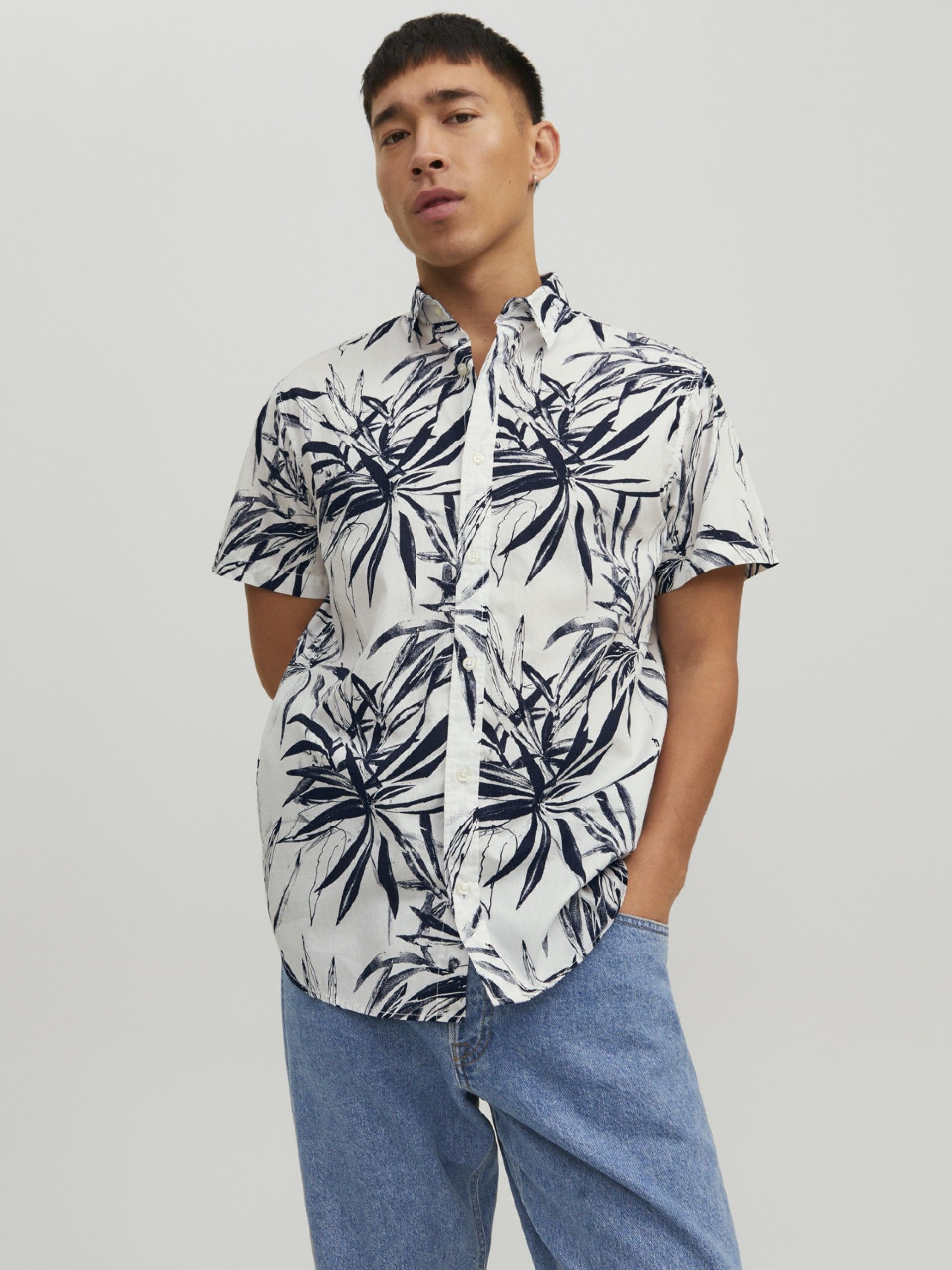 Camisa CRAYON SS Print Jack Jones