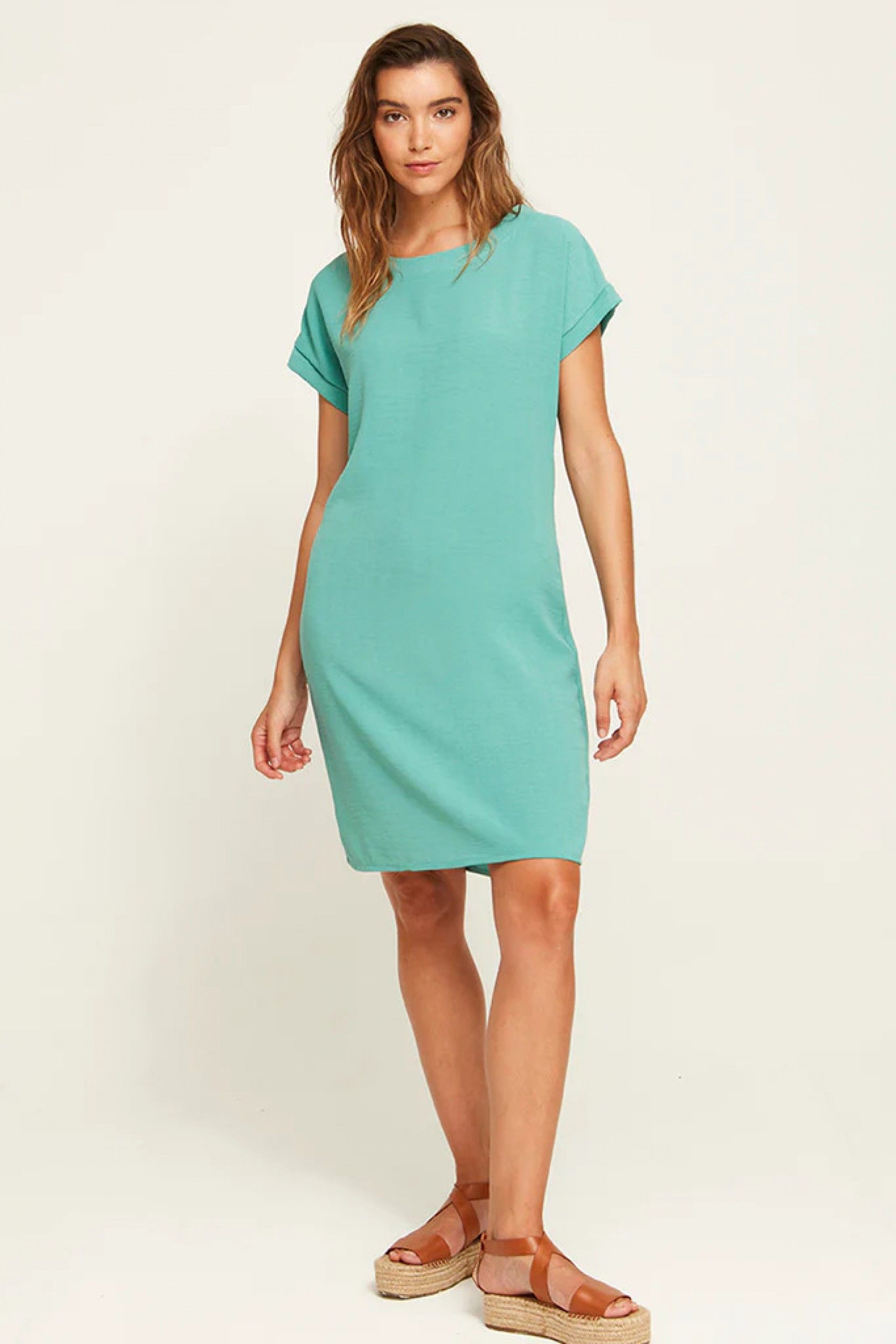 Vestido botões nos ombros Azay collection