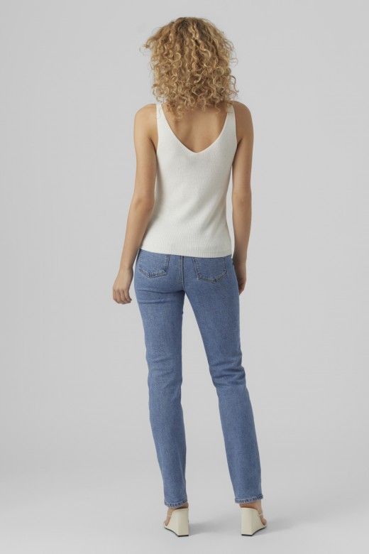 Top Malha Liso NEWLEX V alças VERO MODA Top Malha Liso NEWLEX V alças VERO MODA