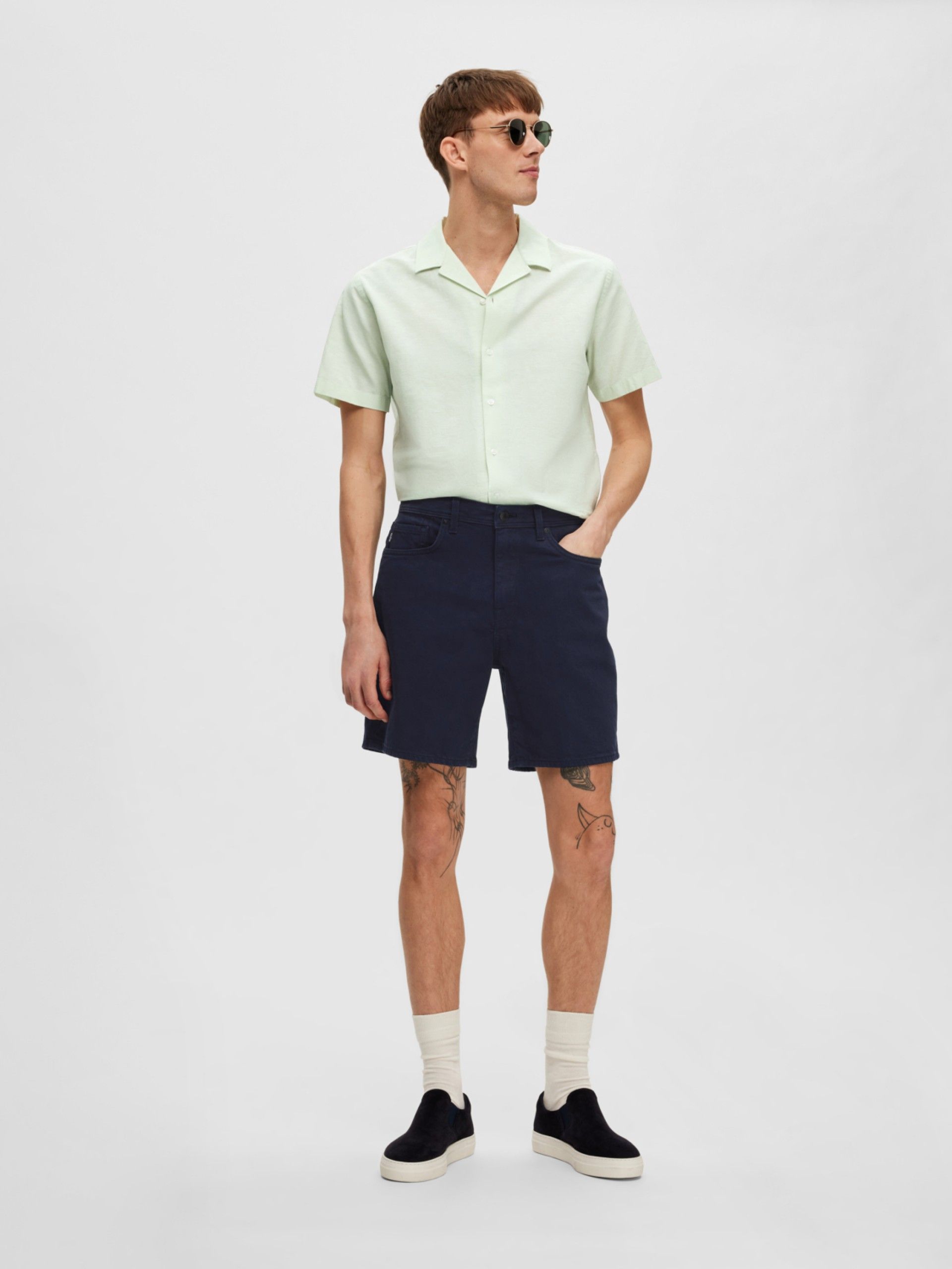 Calção Homem Jeans Confort Luke SELECTED