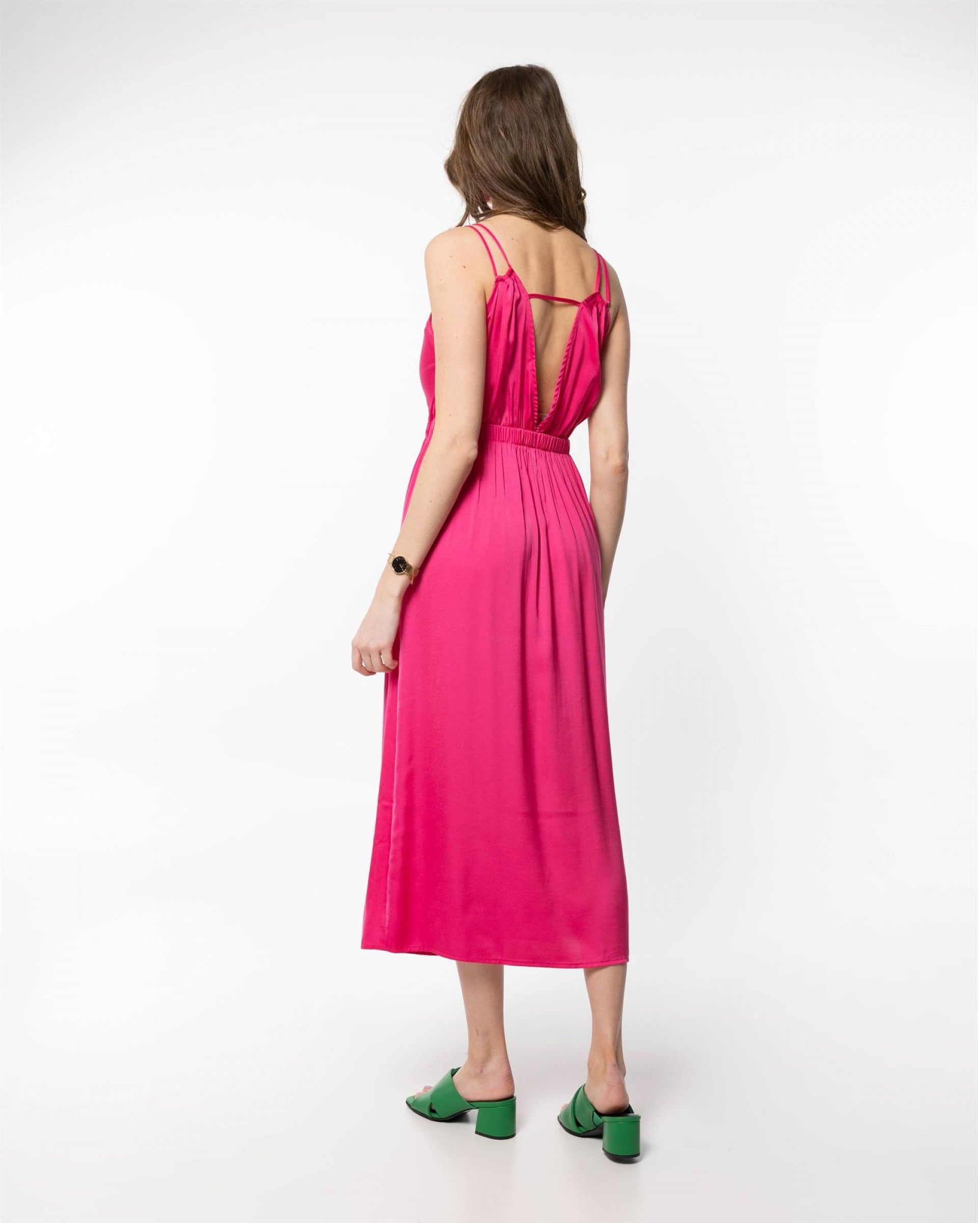 Vestido ABLA Strap Midi VILA