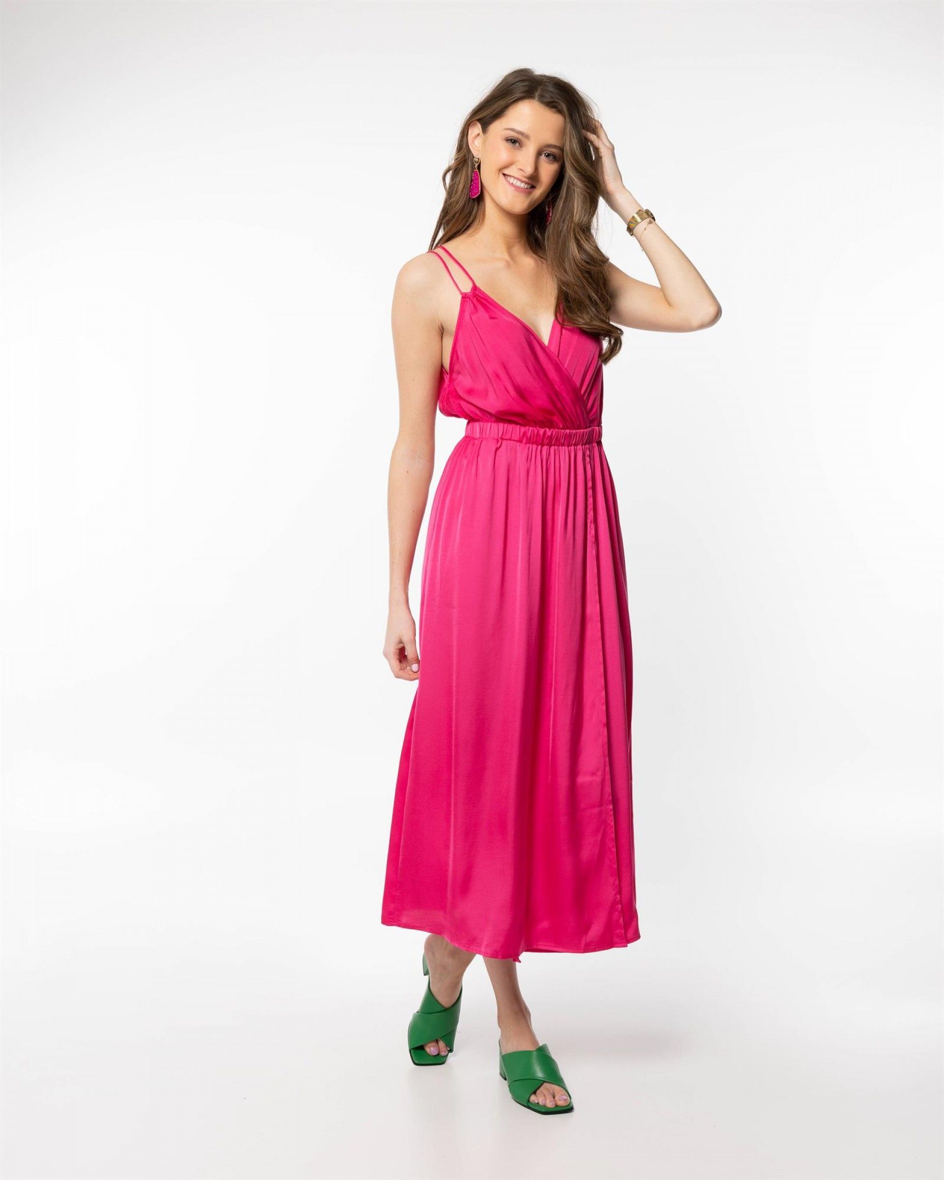 Vestido ABLA Strap Midi VILA