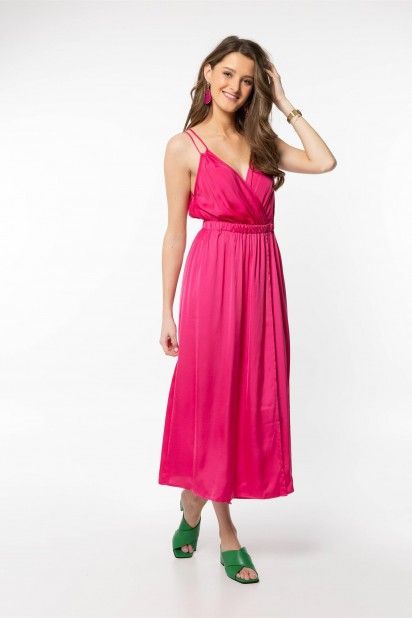 Vestido ABLA Strap Midi VILA