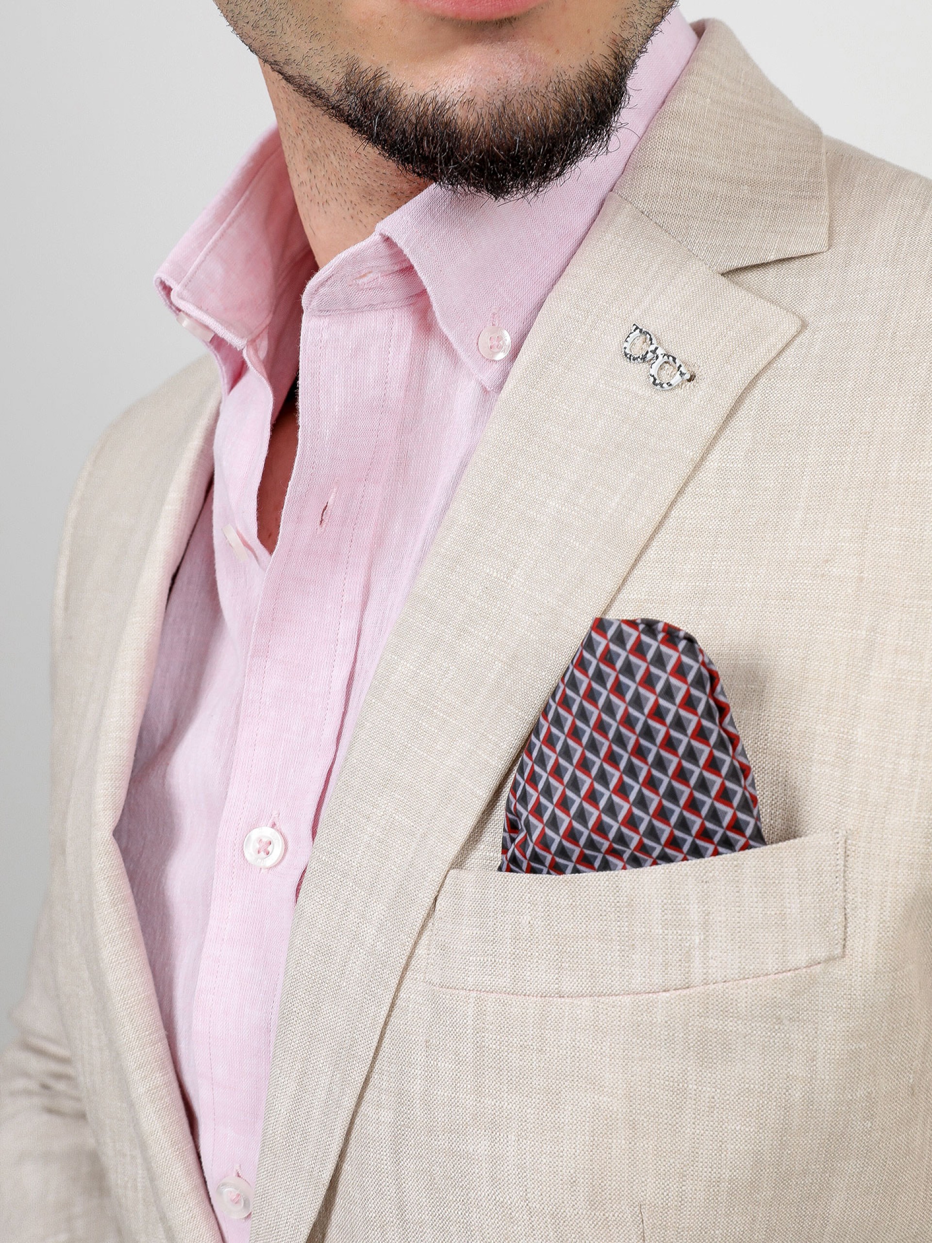 Blazer em Linho Slim Fit