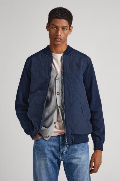 Casaco Homem Malha Zip SNELL CREW Pepe Jeans