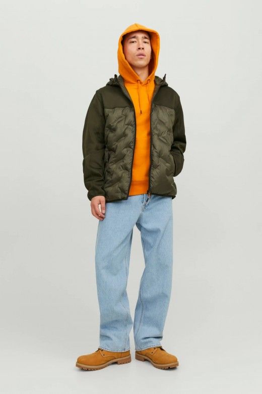 Casaco Homem MULTI HEAT Hood Jack Jones Casaco Homem MULTI HEAT Hood Jack Jones