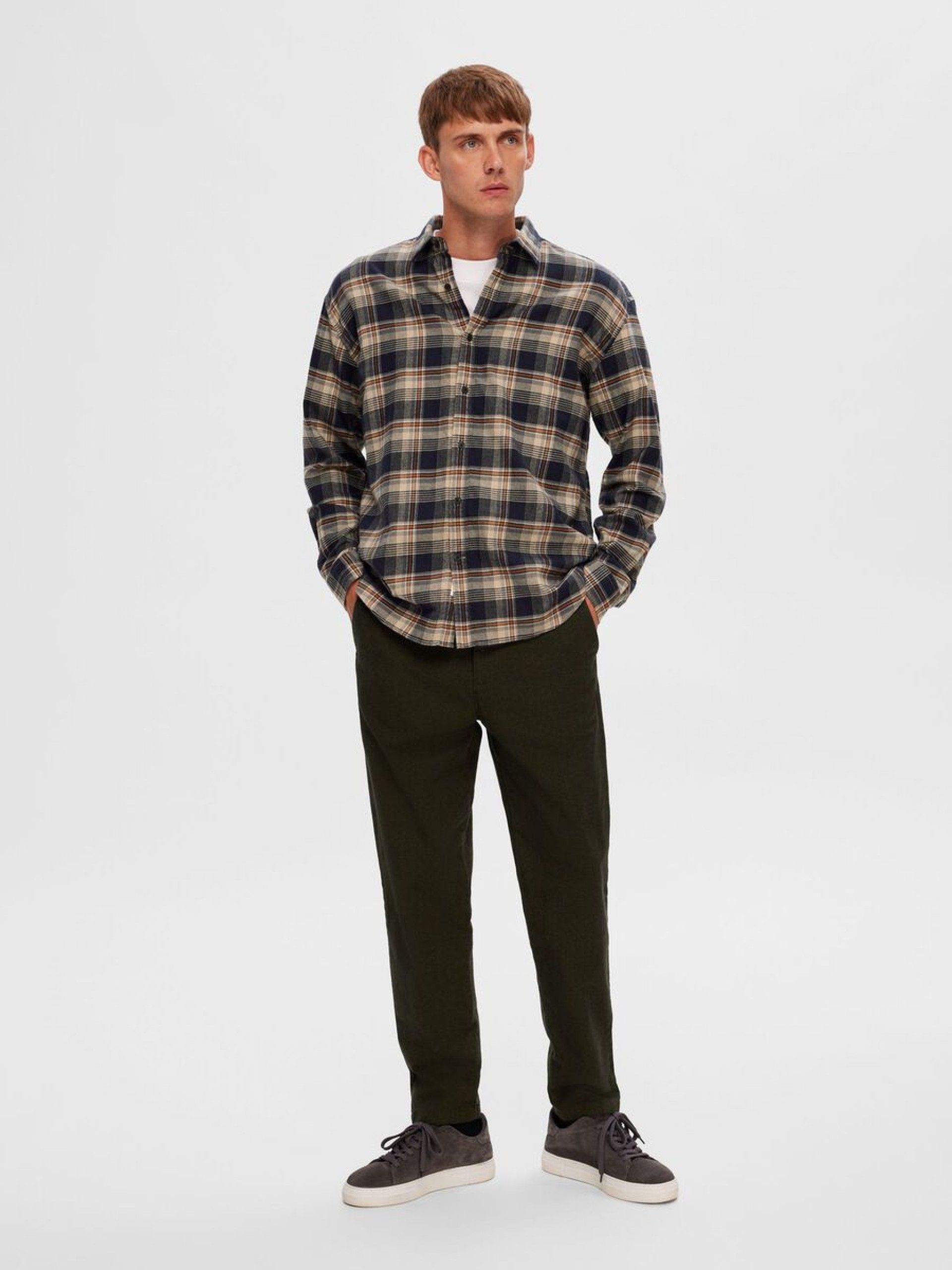 Camisa RegOwen-Flannel xadrez SELECTED