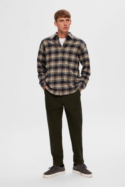 Camisa RegOwen-Flannel xadrez SELECTED