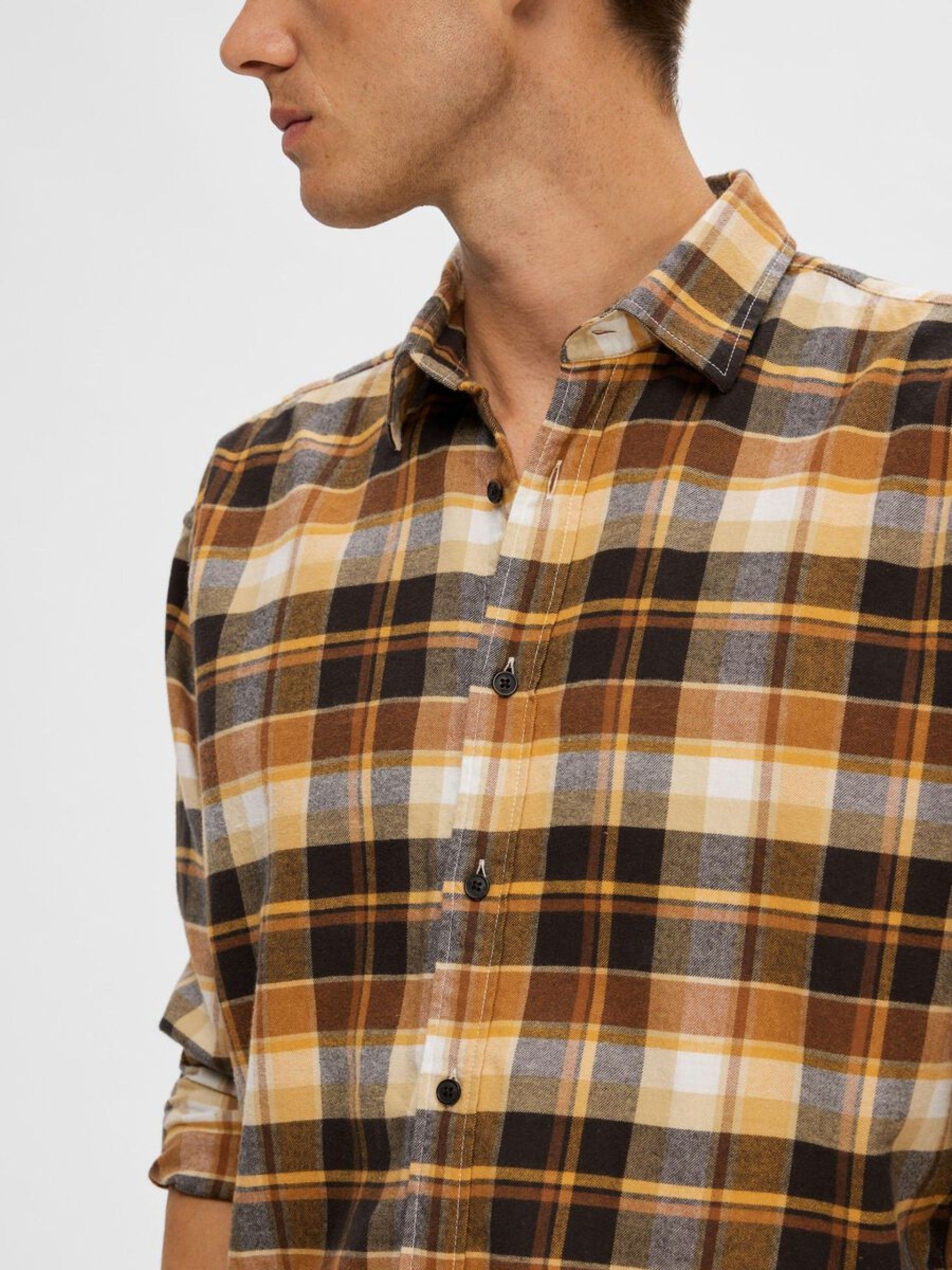 Camisa RegOwen-Flannel xadrez SELECTED