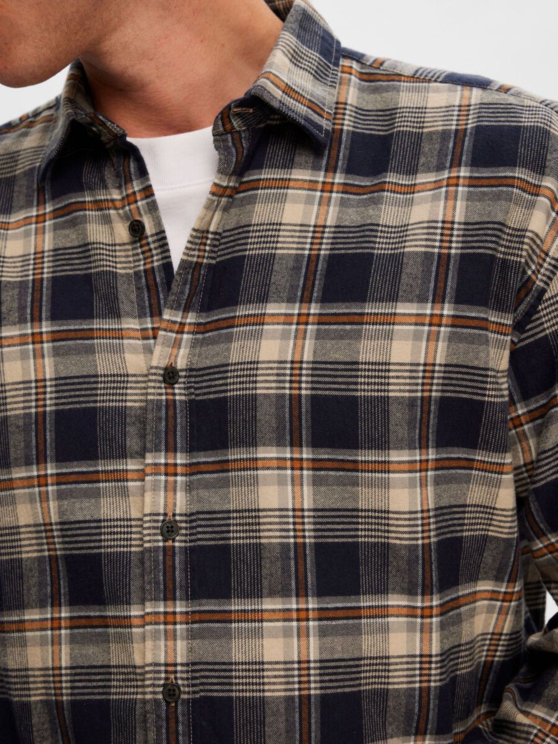Camisa RegOwen-Flannel xadrez SELECTED