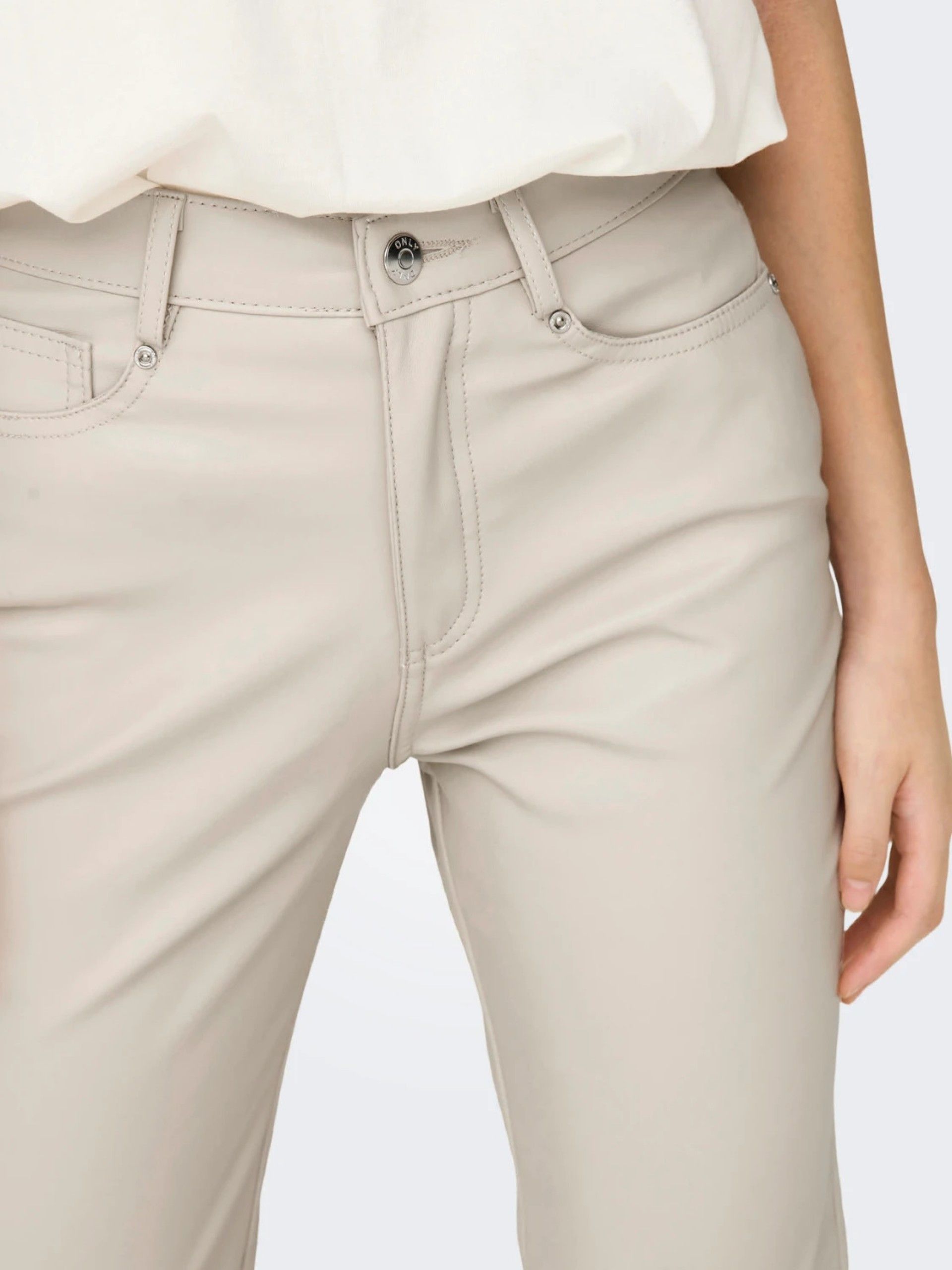 Calça Mulher EMILY FAUX LEATHER ONLY