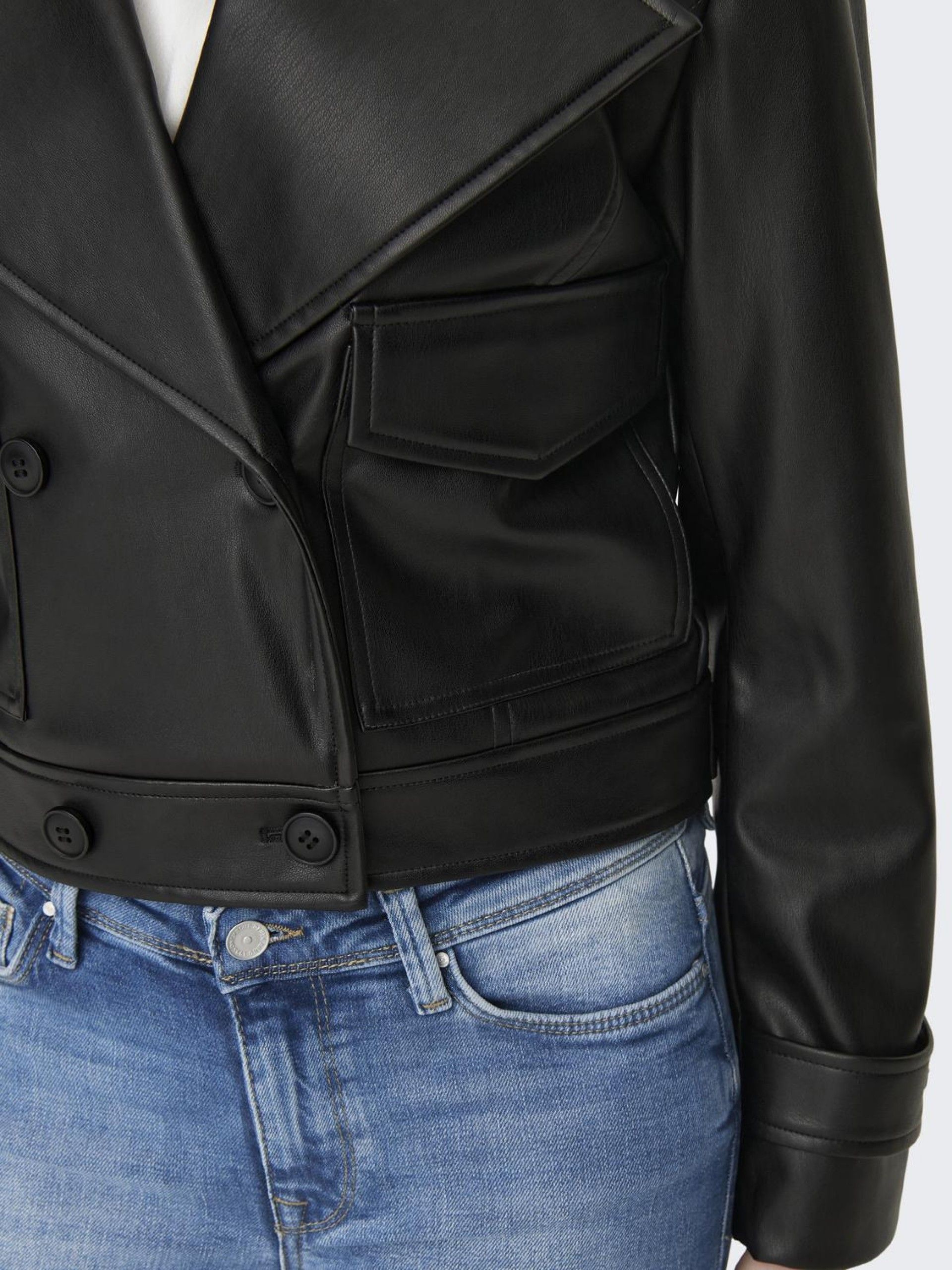 Casaco Mulher KIM Faux Leather ONLY