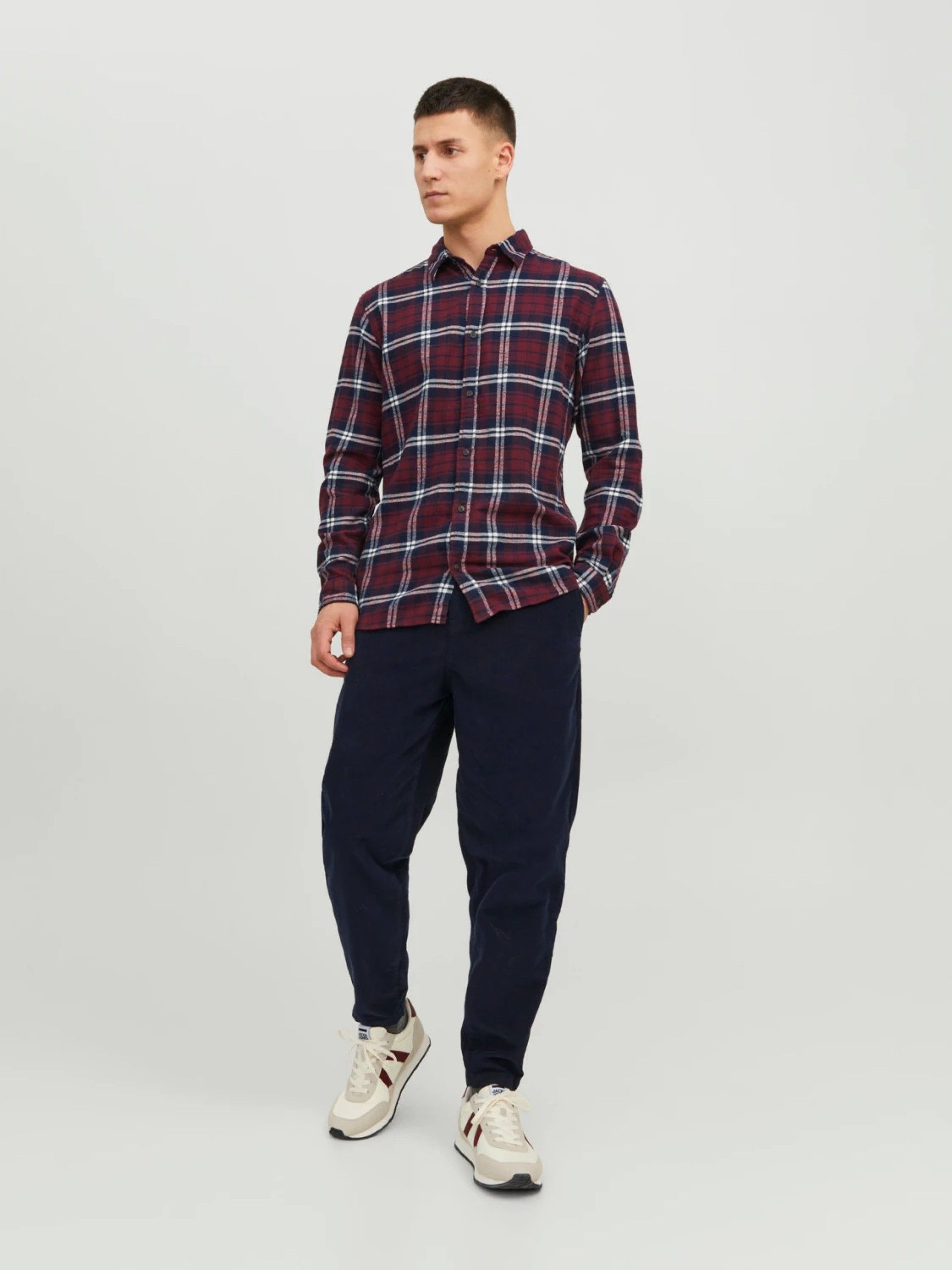 Camisa Flanela Xadrez PLAIN Jack Jones