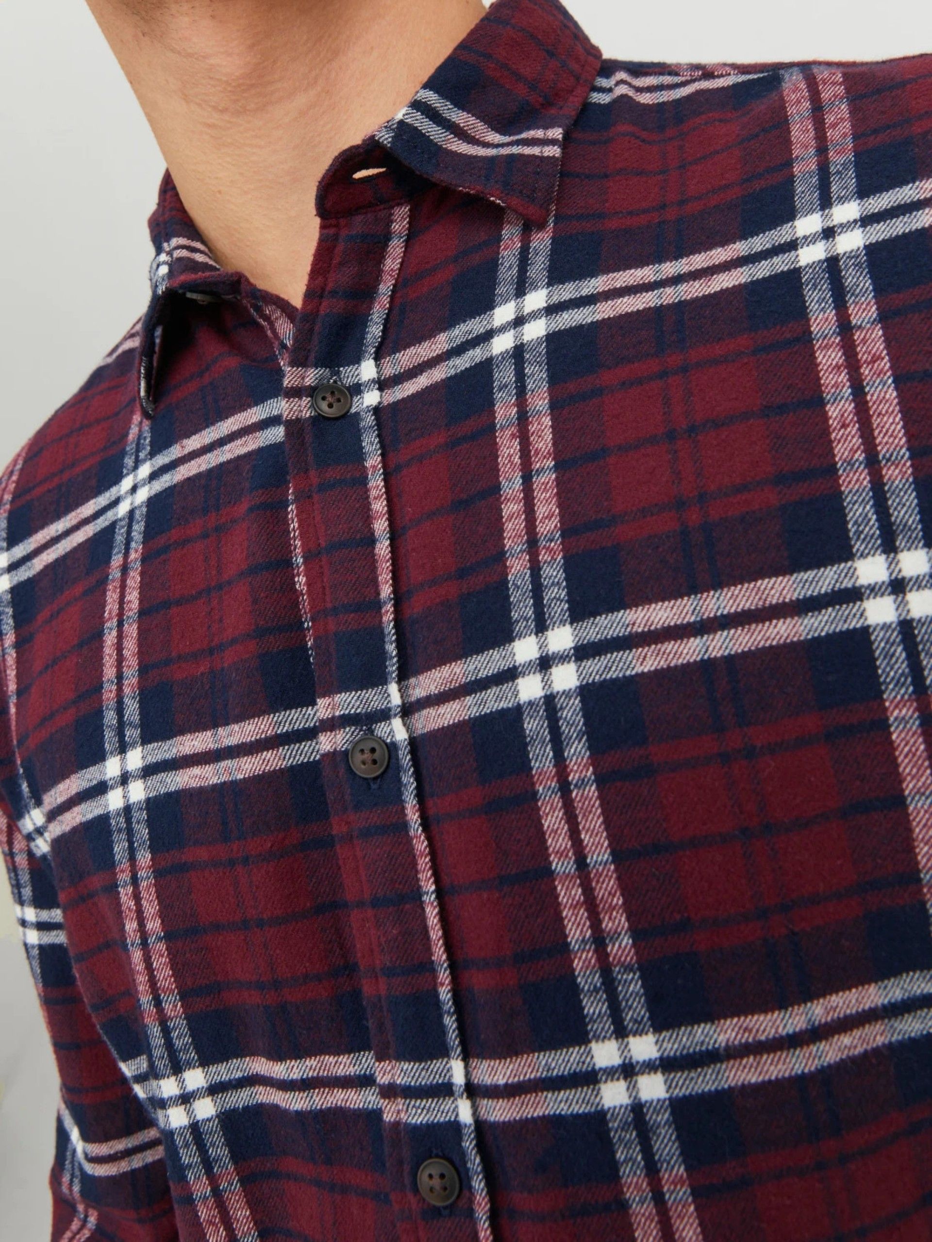 Camisa Flanela Xadrez PLAIN Jack Jones