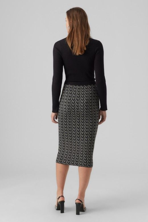 Saia Malha GOLDNEEDLE VERO MODA Saia Malha GOLDNEEDLE VERO MODA