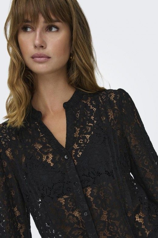Blusa KRIZIA V Renda ONLY Blusa KRIZIA V Renda ONLY