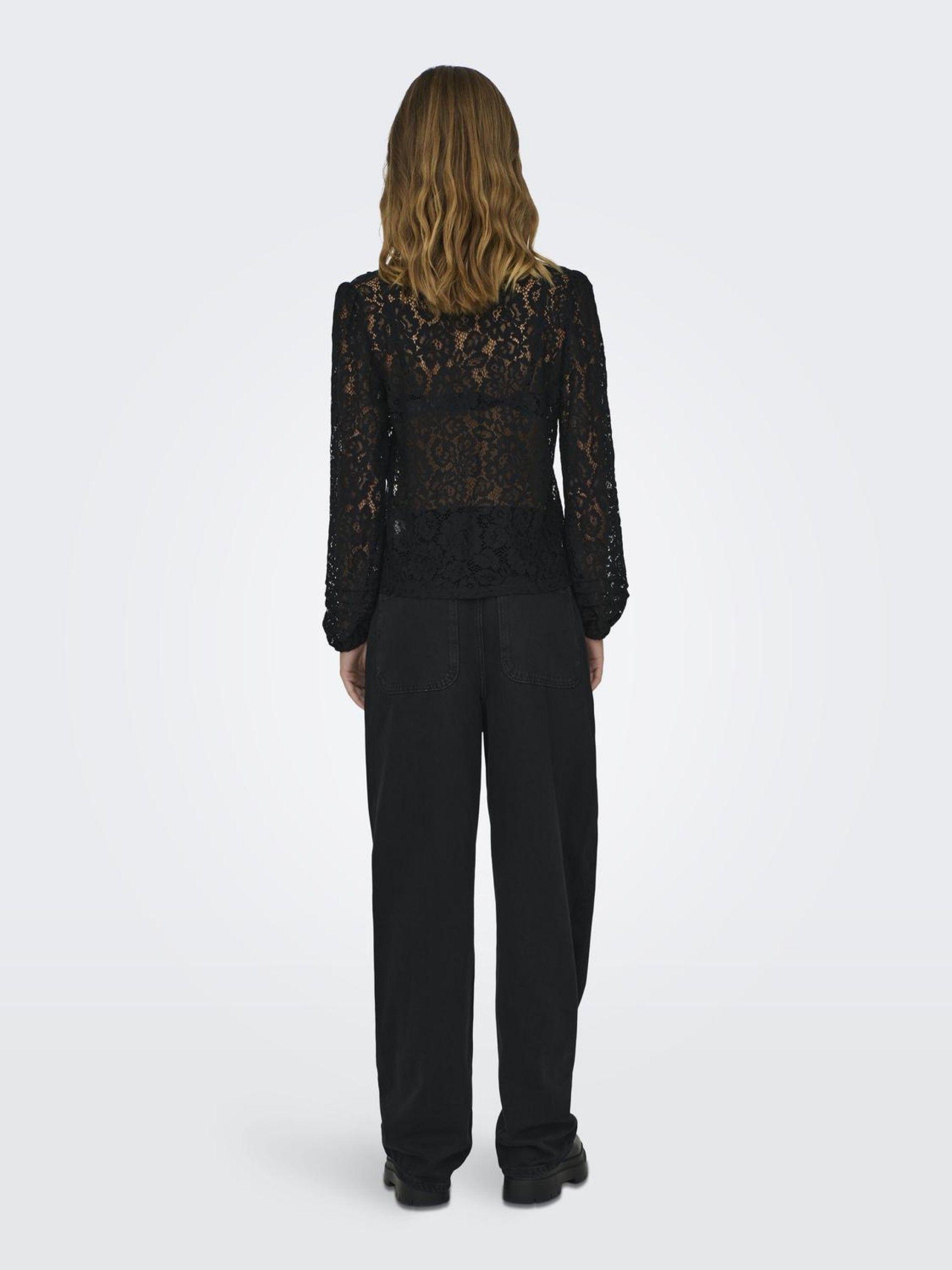 Blusa KRIZIA V Renda ONLY