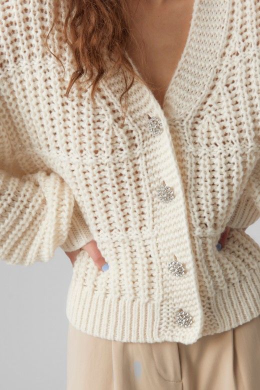 Casaco Mulher Malha V SMILLA Vero Moda