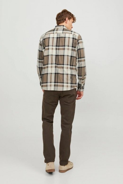 Camisa Bombasine Xadrez PREMIUM Jack Jones Camisa Bombasine Xadrez PREMIUM Jack Jones
