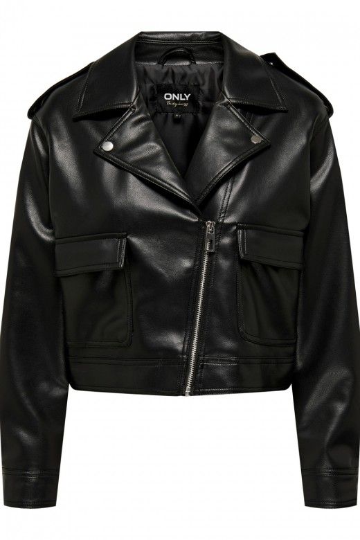 Casaco Mulher EDITH  BIKER Faux Leather ONLY