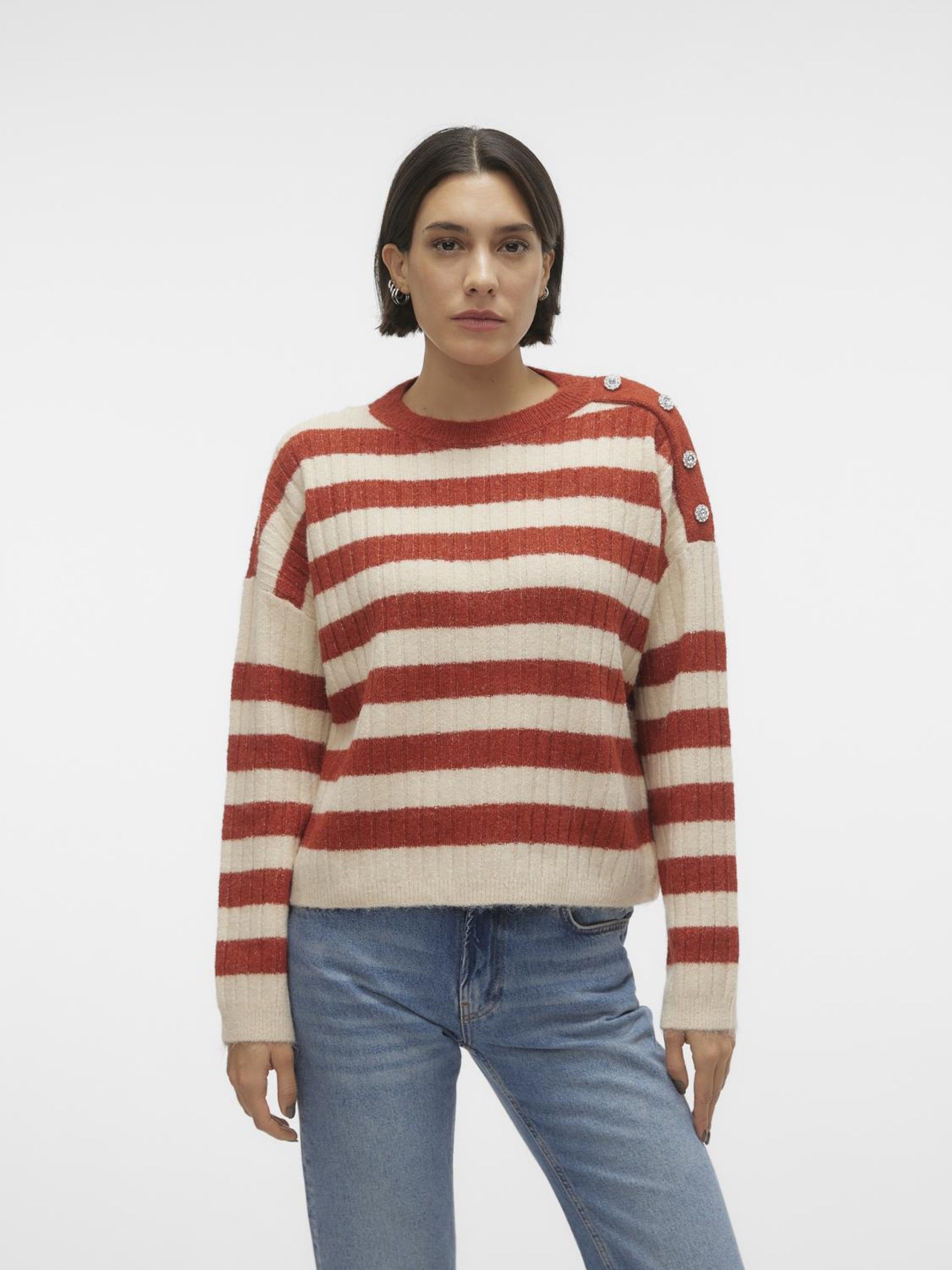 Camisola Mulher ELYA Barras VERO MODA