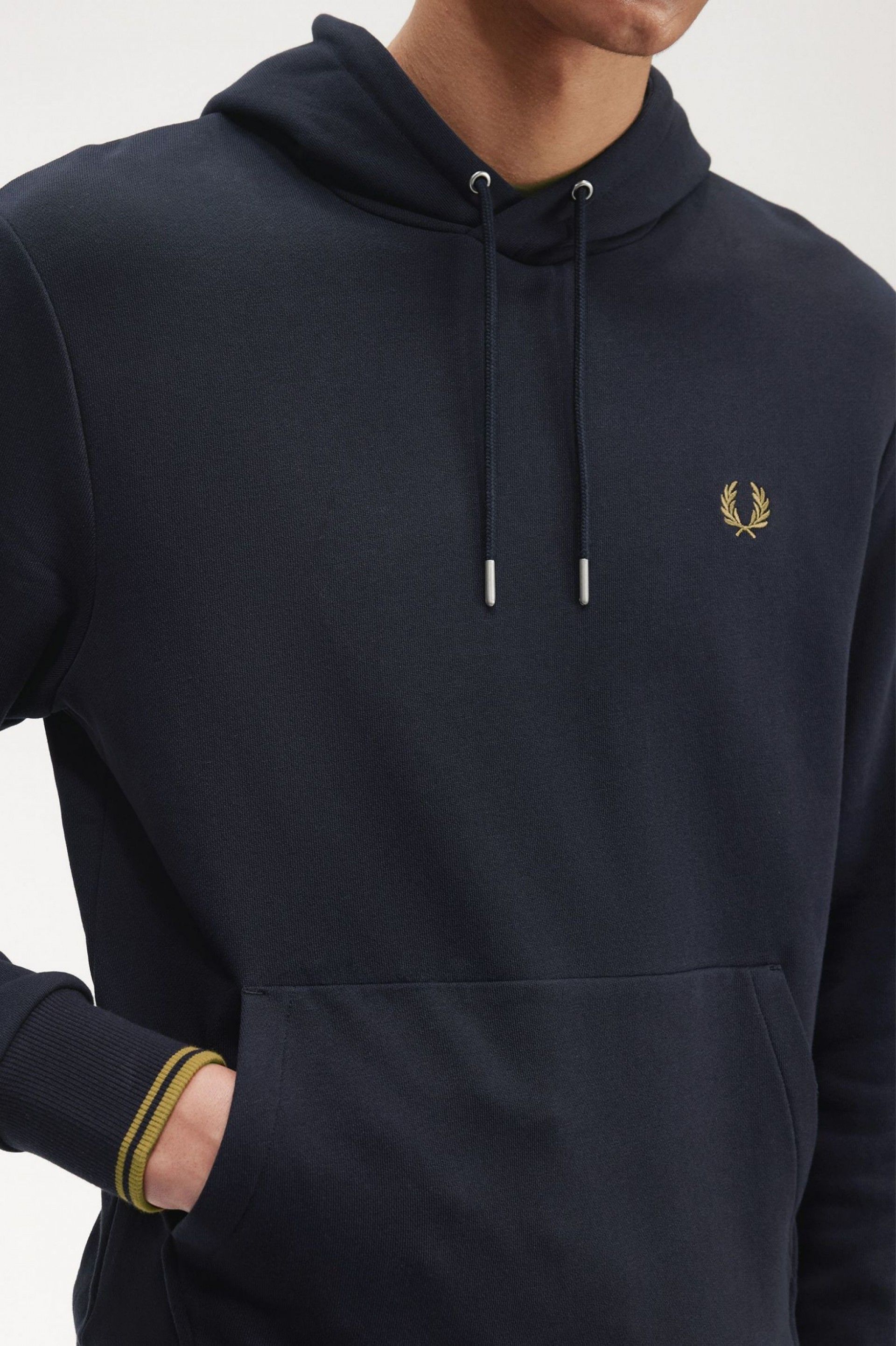SWEAT HOMEM HOOD FRED PERRY