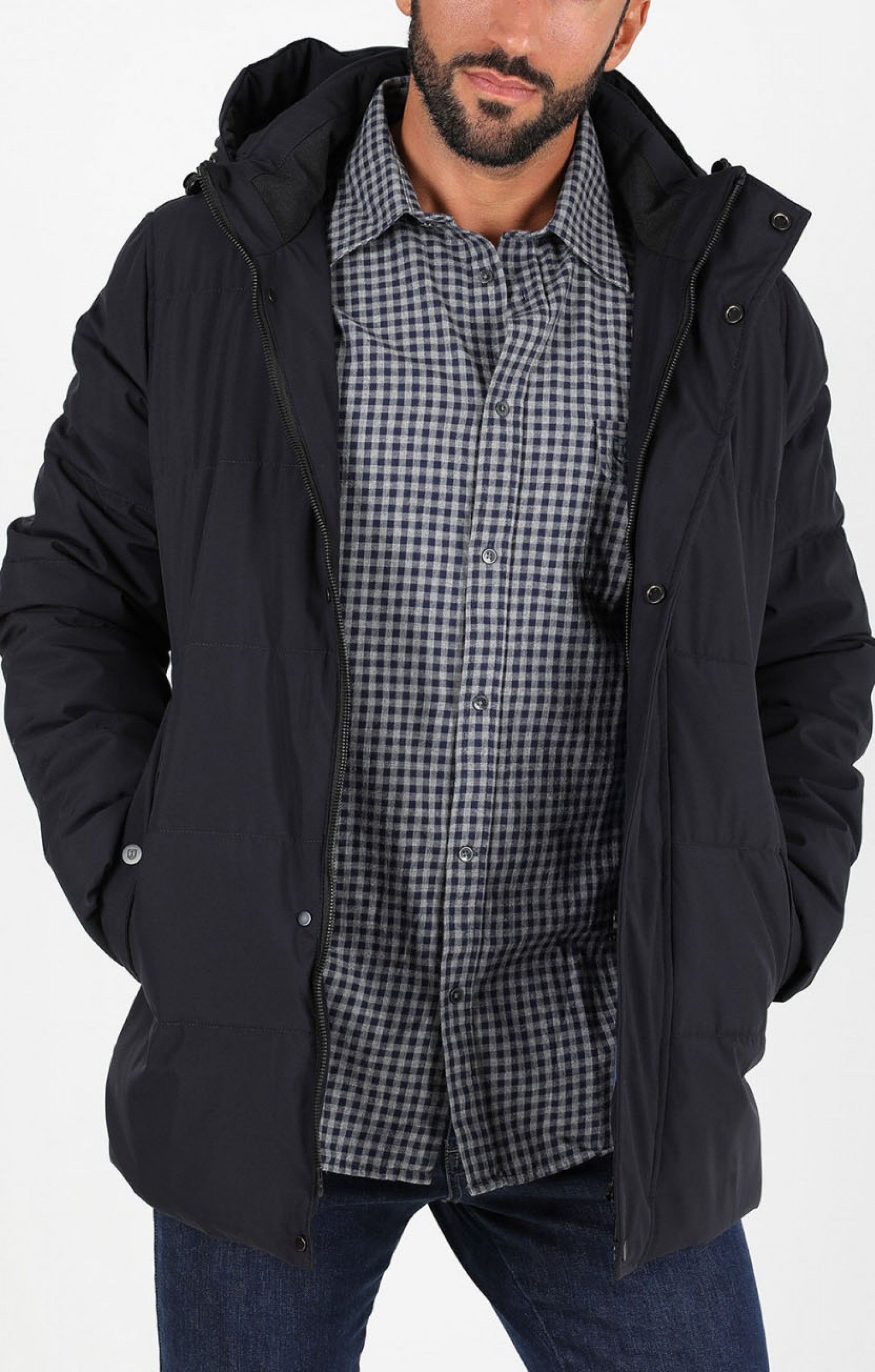 Casaco Homem KISPO Capuz Suits Inc