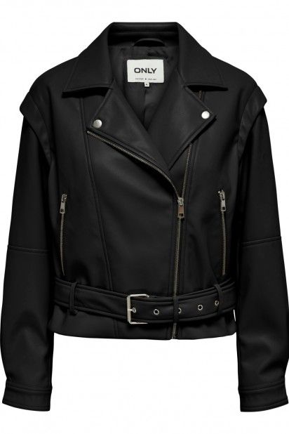 Casaco Mulher RAVEN Faux Leather Biker ONLY