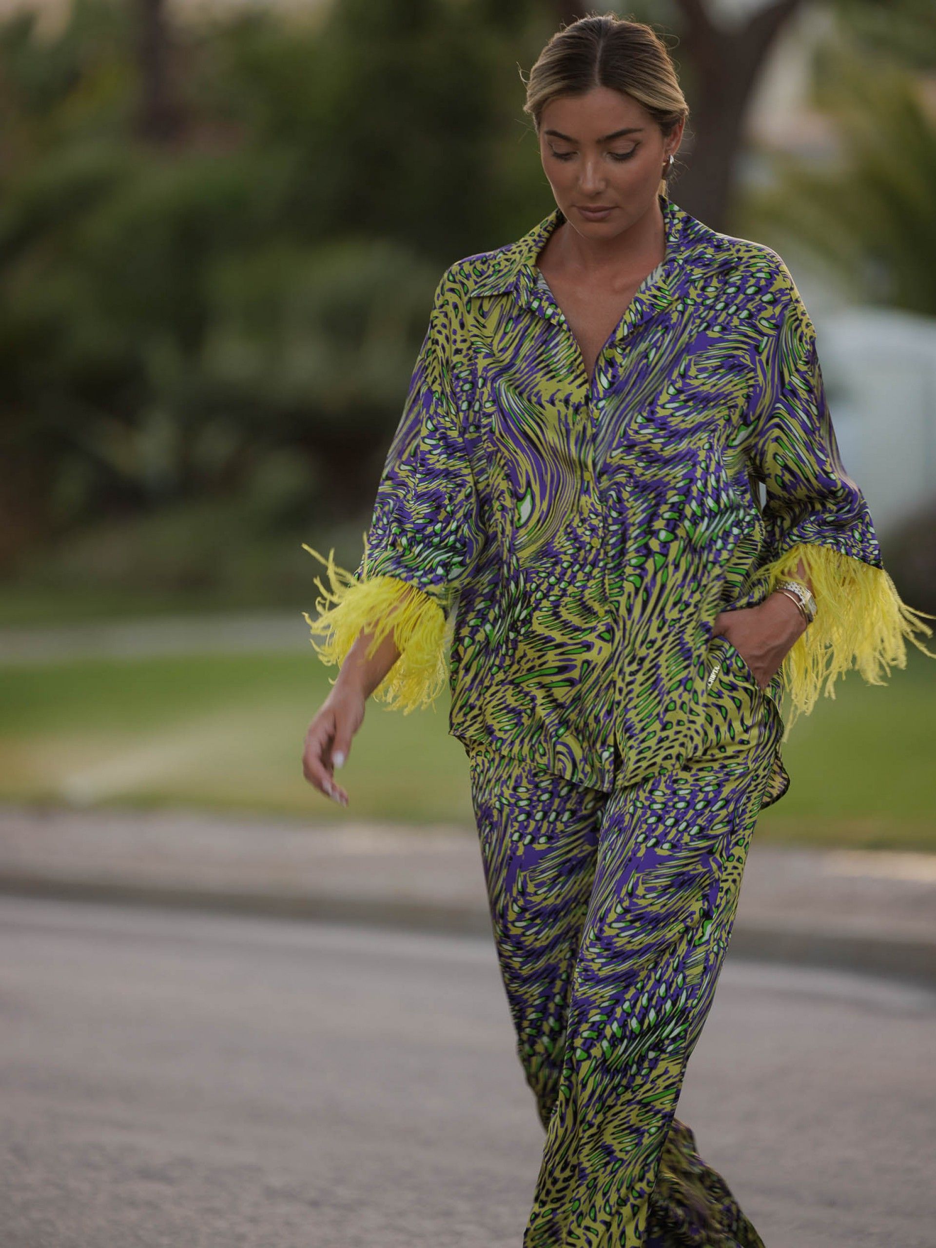 Calça Mulher Print SCRIPTA Viscose