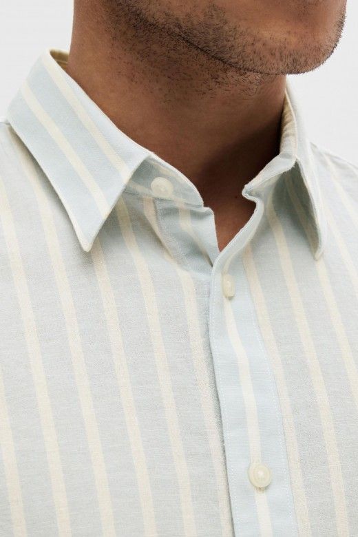 Camisa Homem SLIM NEW LINEN SELECTED Camisa Homem SLIM NEW LINEN SELECTED
