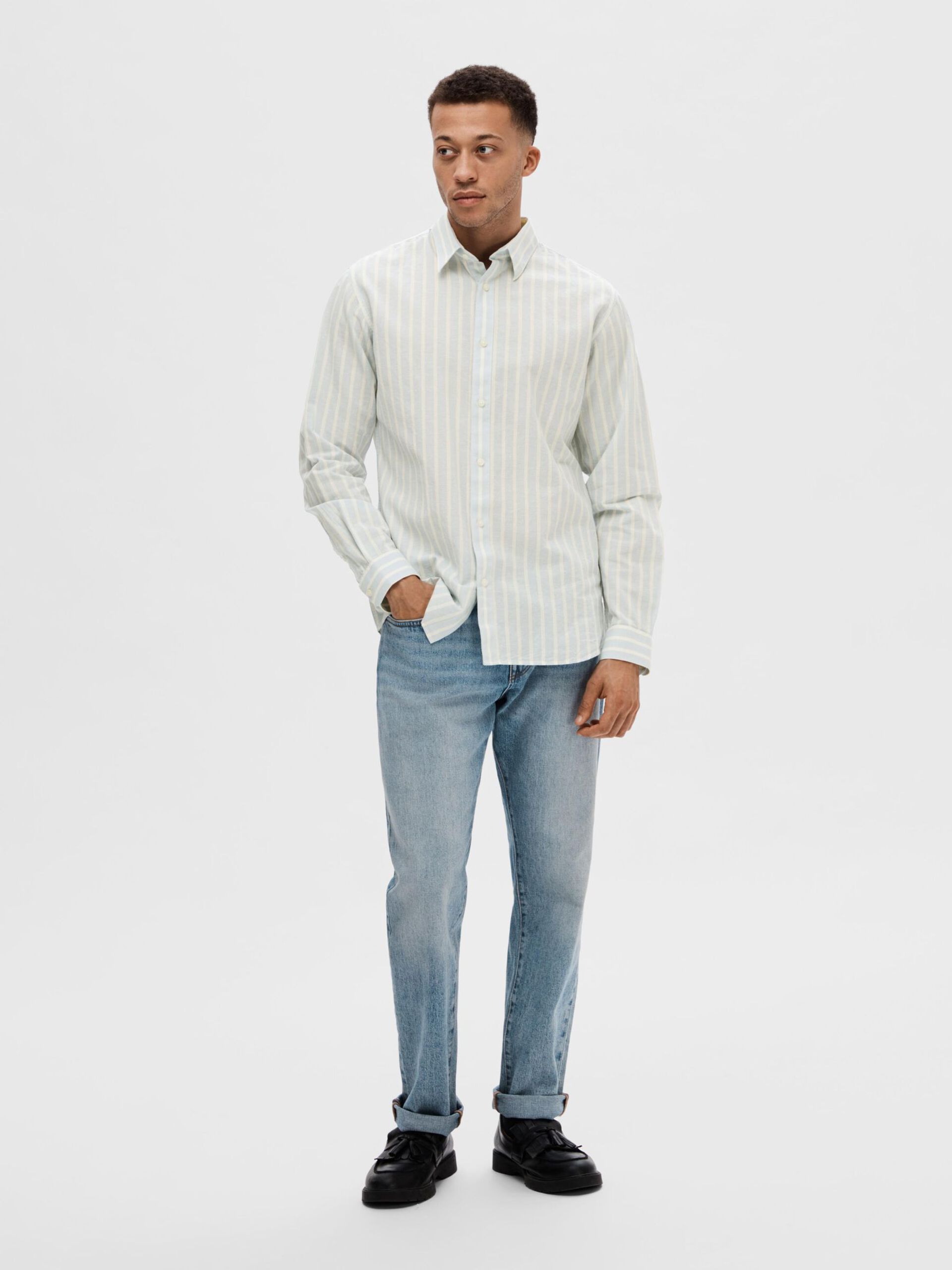 Camisa Homem SLIM NEW LINEN SELECTED