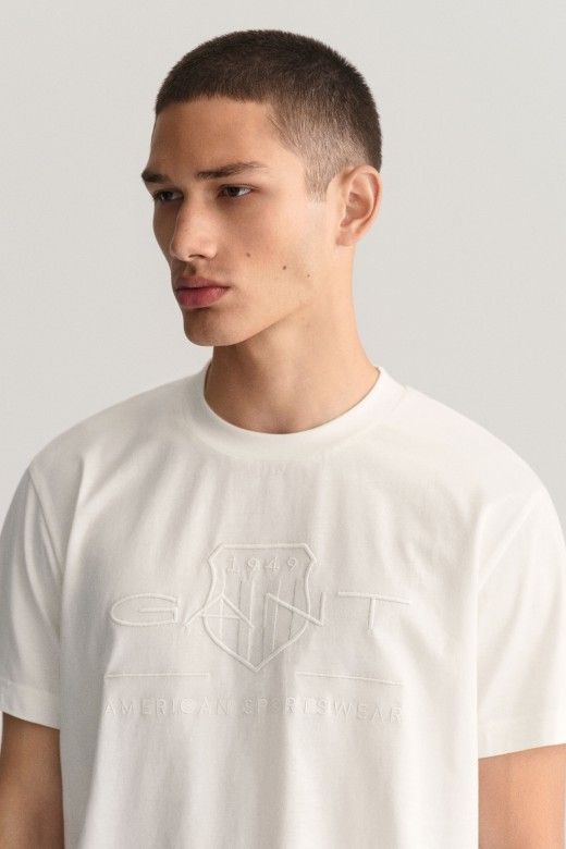 T-shirt Gant Tonal Shield T-shirt Gant Tonal Shield