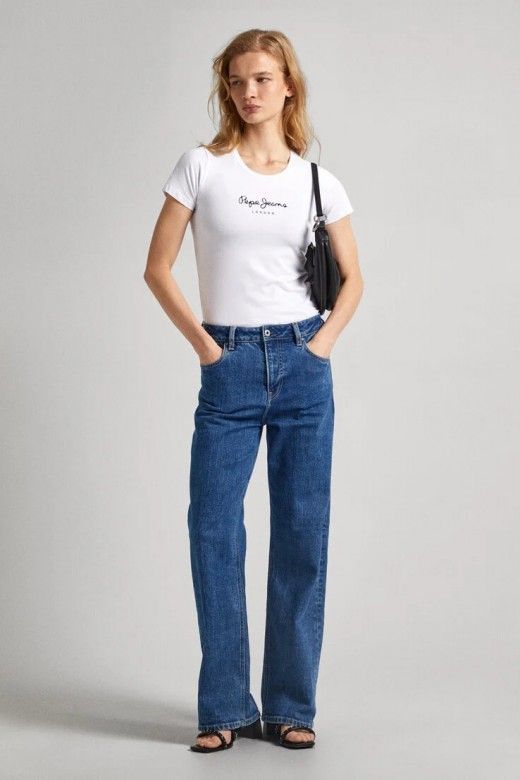 T-Shirt Mulher Pepe Jeans PL505202 NEW VIRGINIA