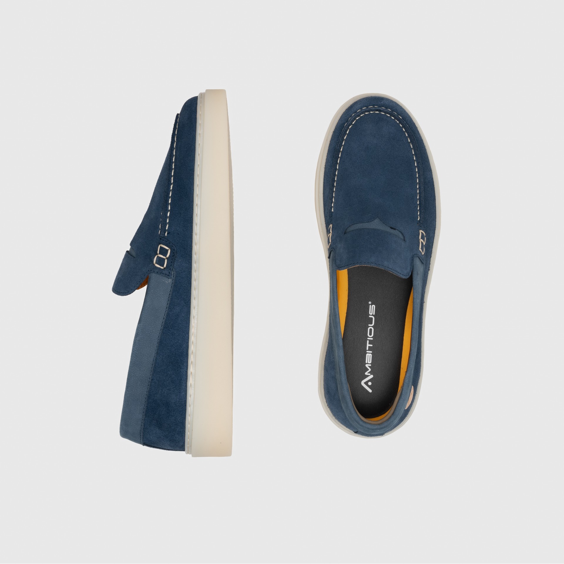 Sapato Homem Mocassin Camurça AMBITIOUS