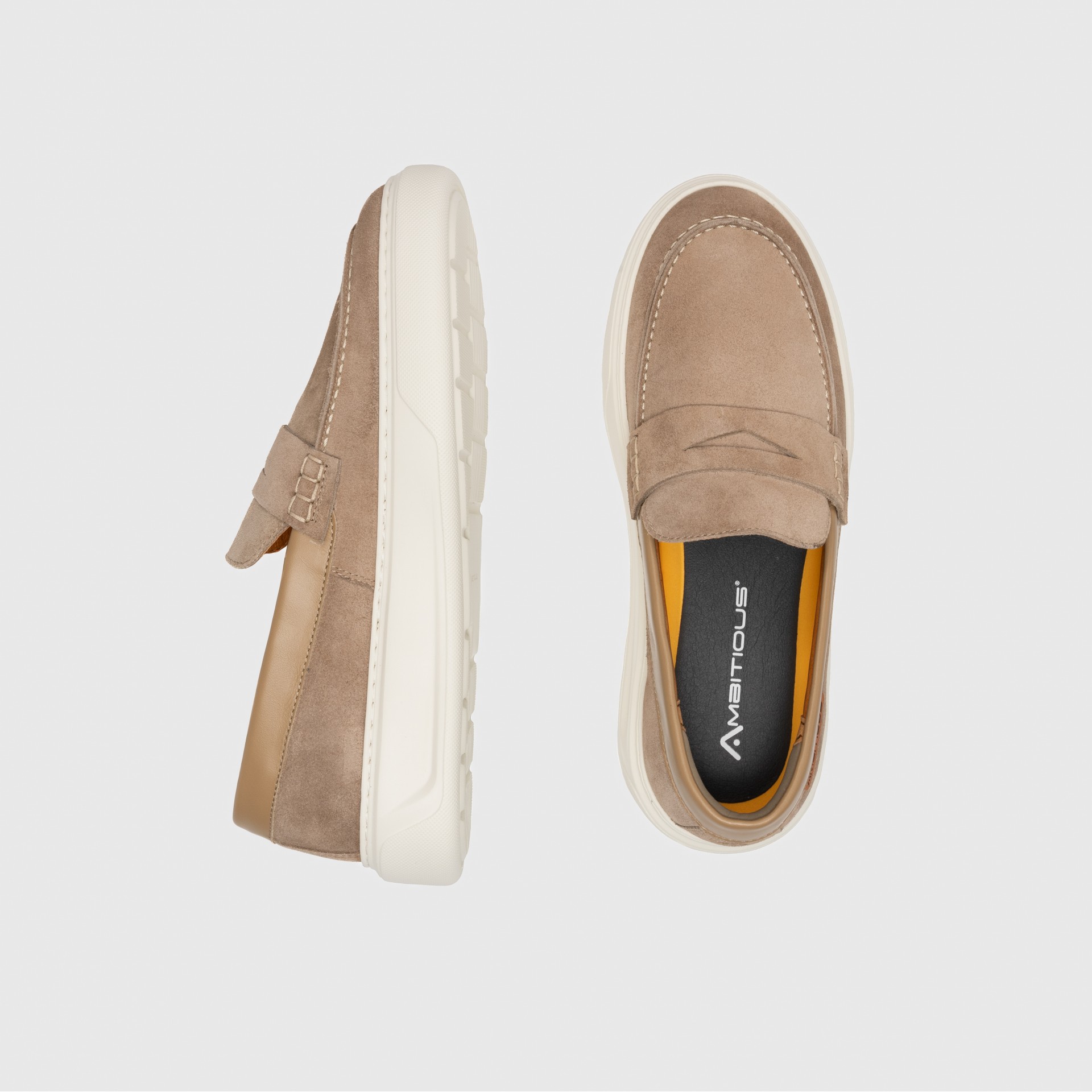 Sapato Homem Mocassin Camurça AMBITIOUS