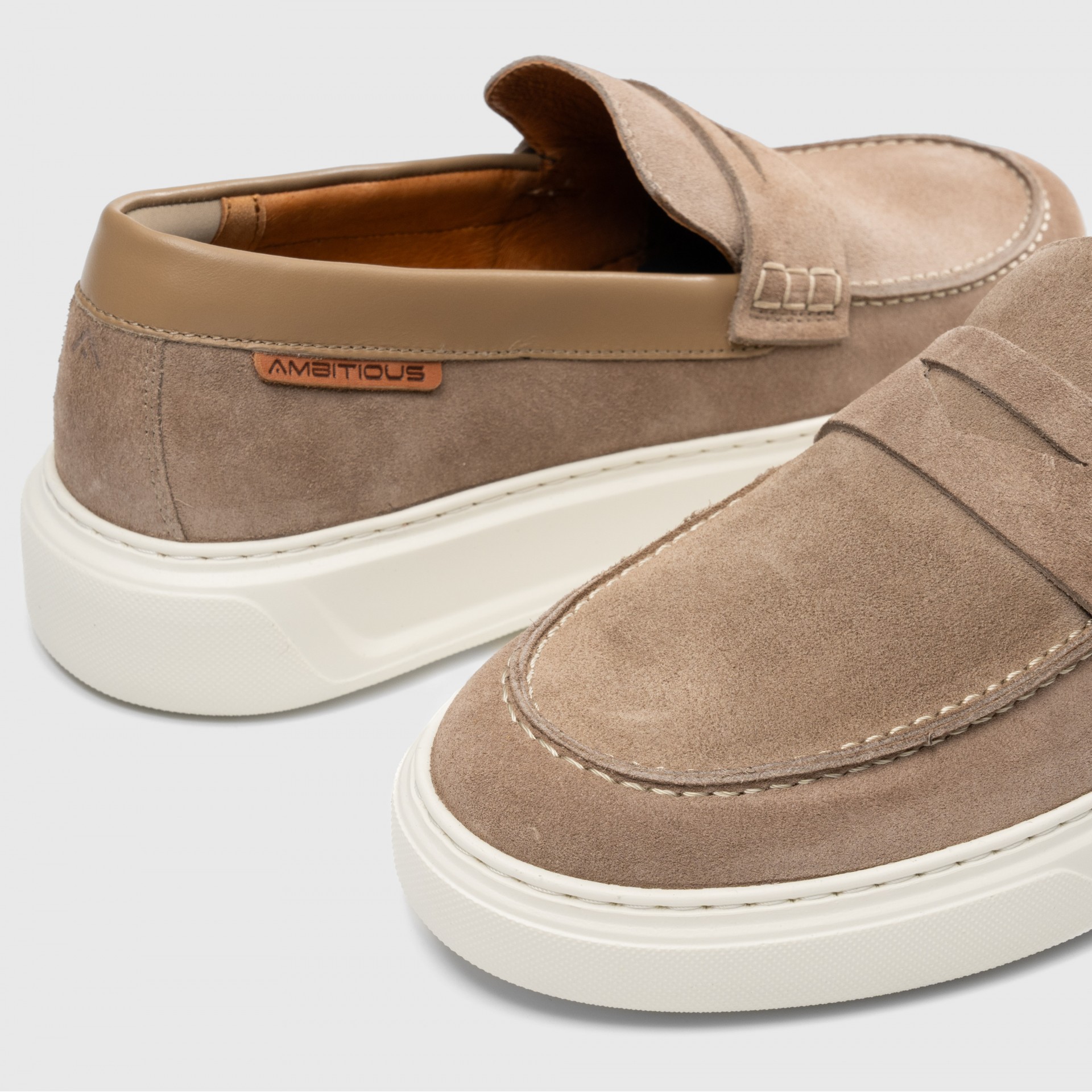 Sapato Homem Mocassin Camurça AMBITIOUS