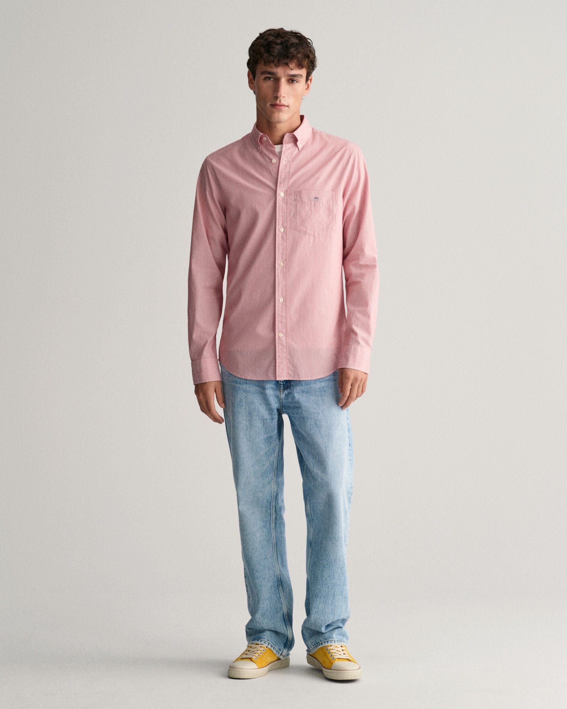 Camisa Homem GANT Risca Reg Fit