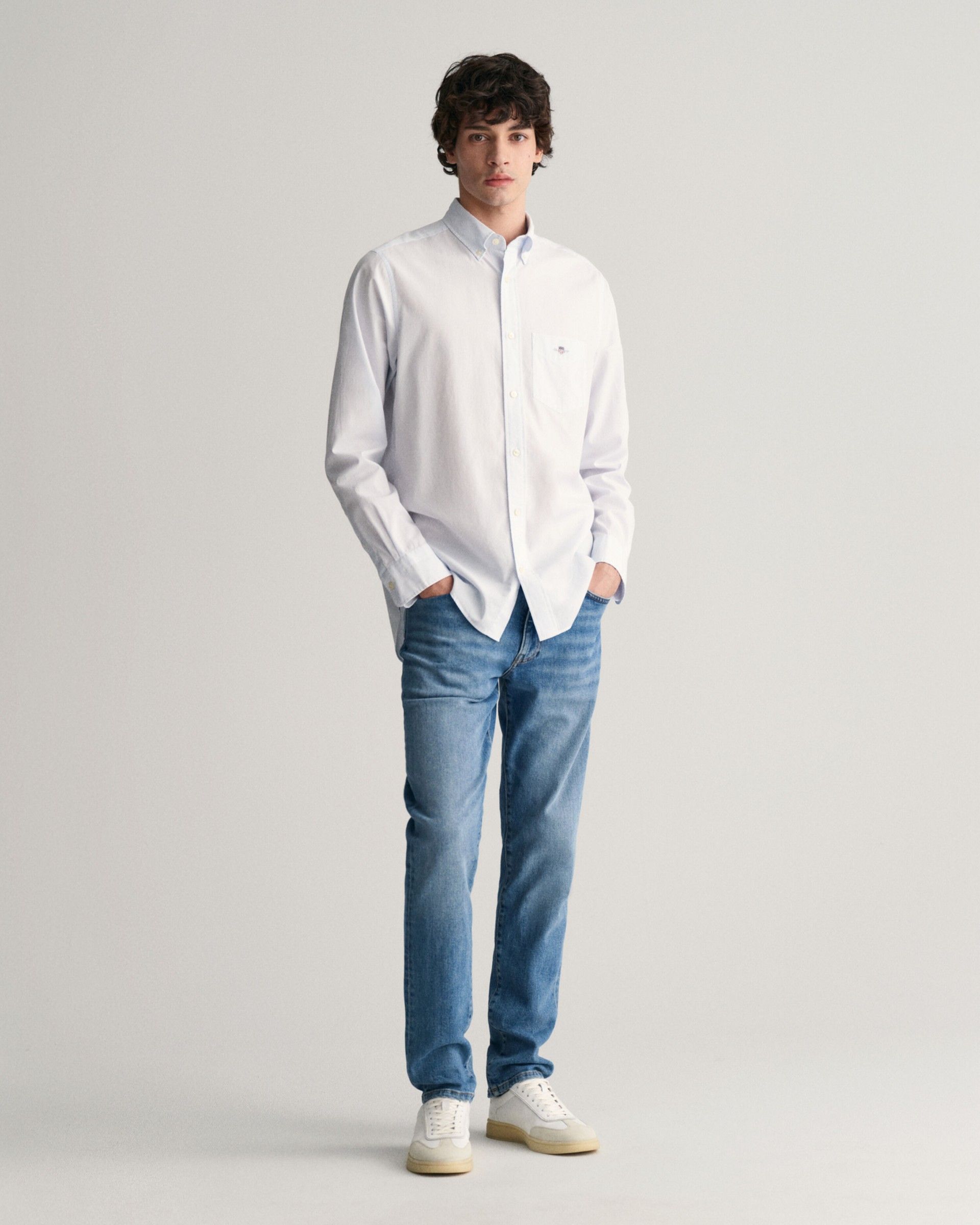 Camisa Homem GANT Risca Reg Fit