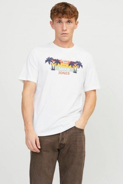 T-Shirt Homem Summer Vibe Jack Jones