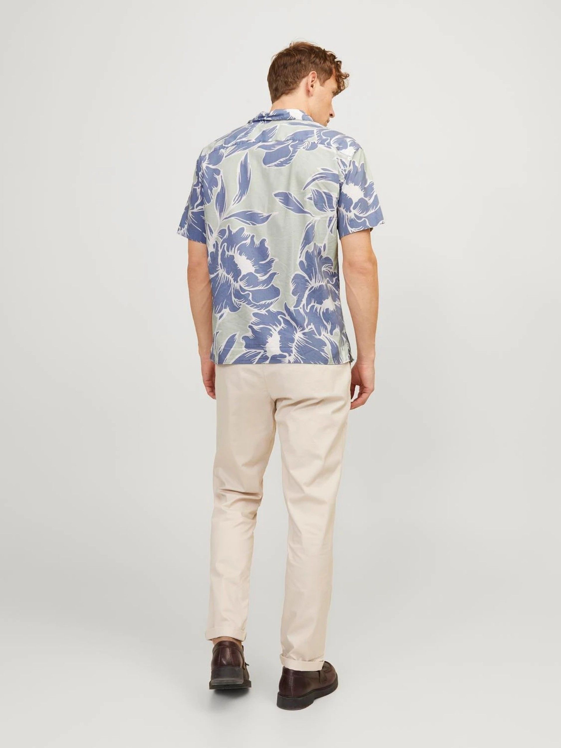 Camisa Homem V m/curta Blapalma Resort Jack Jones