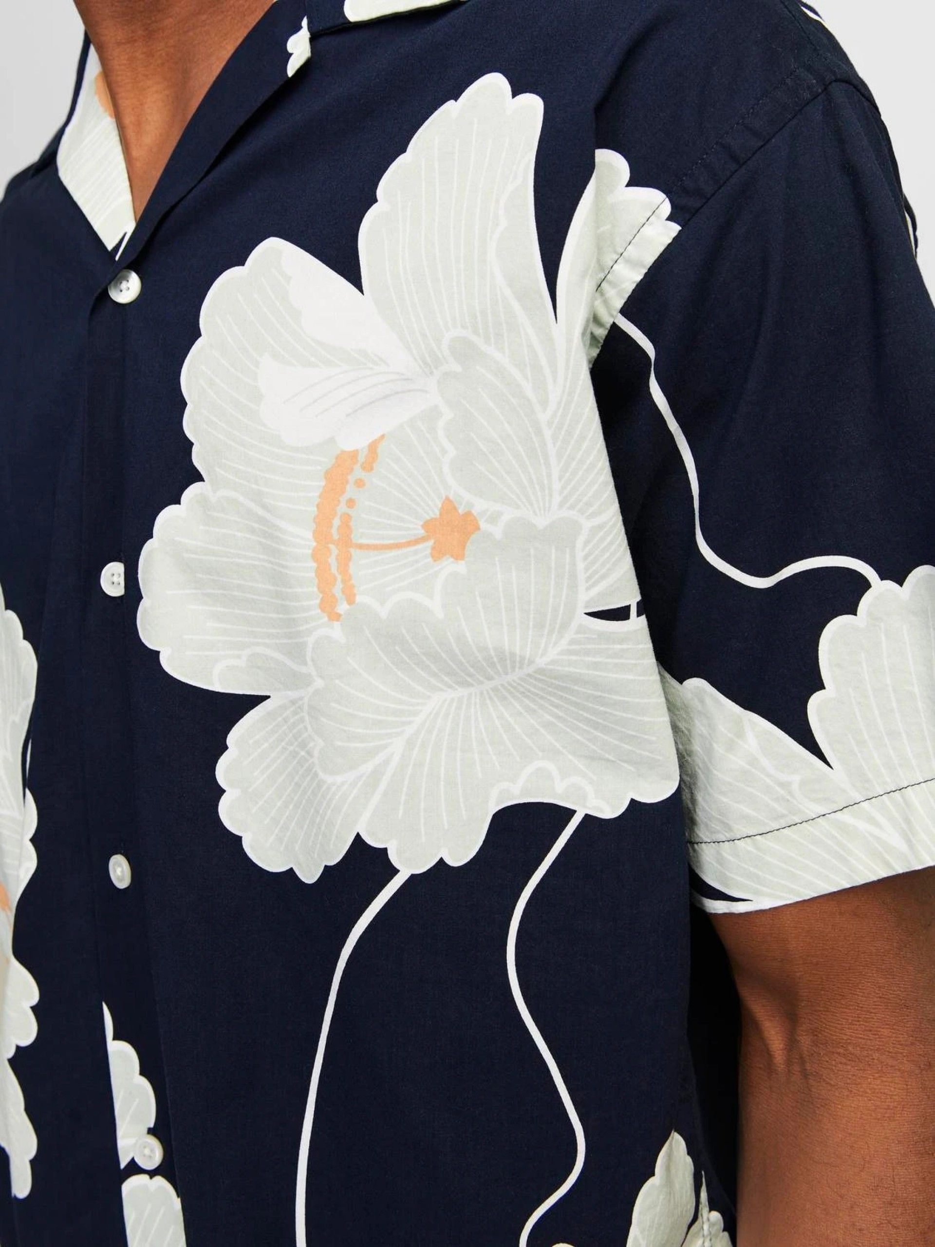 Camisa Homem V m/curta Blapalma Resort Jack Jones