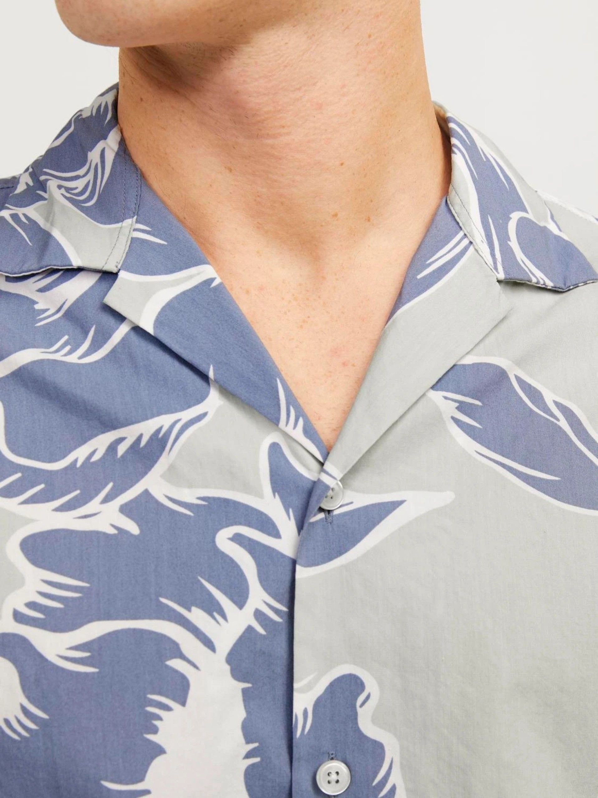 Camisa Homem V m/curta Blapalma Resort Jack Jones