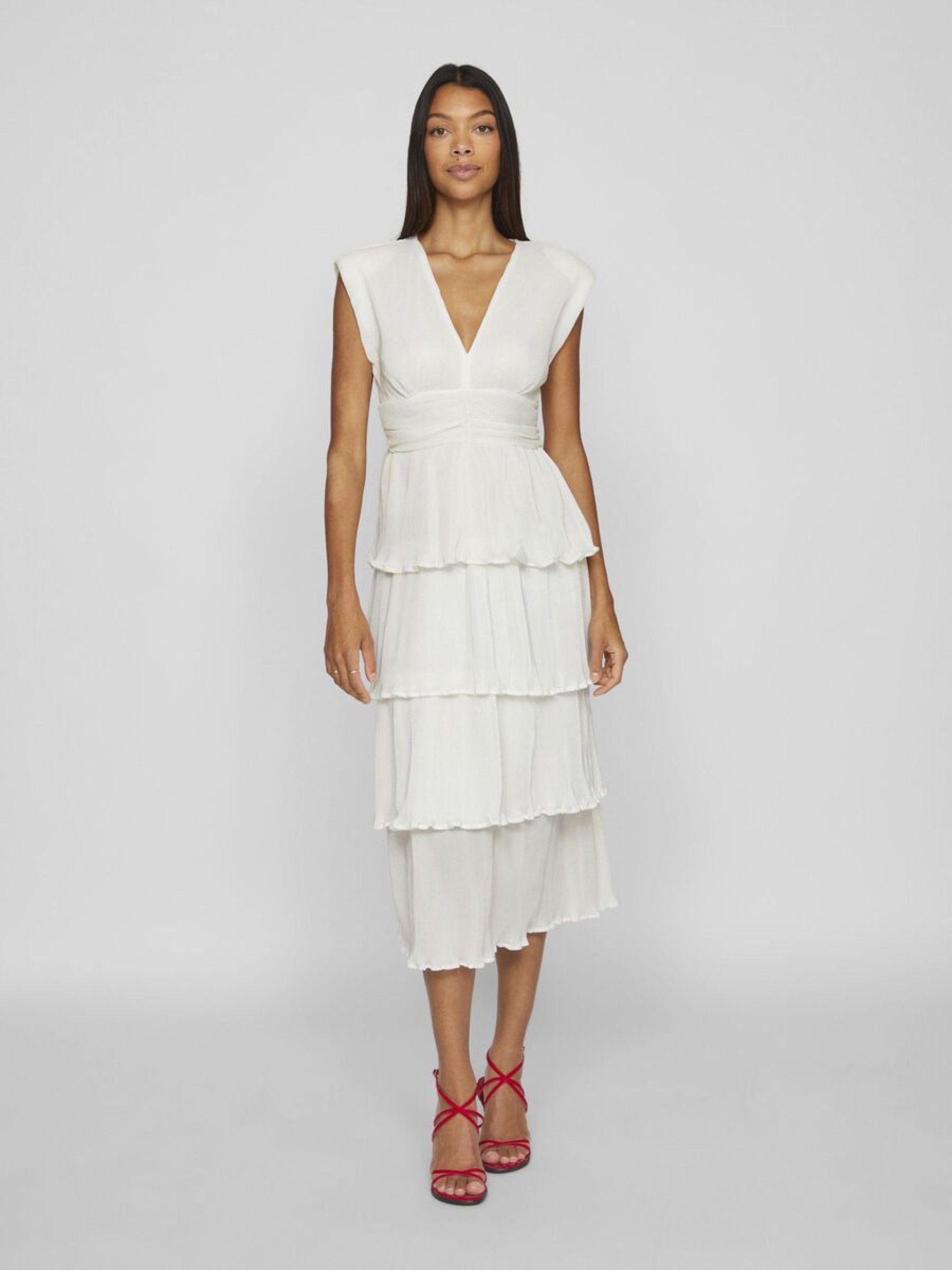 Vestido LILIAN V Plisse VILA