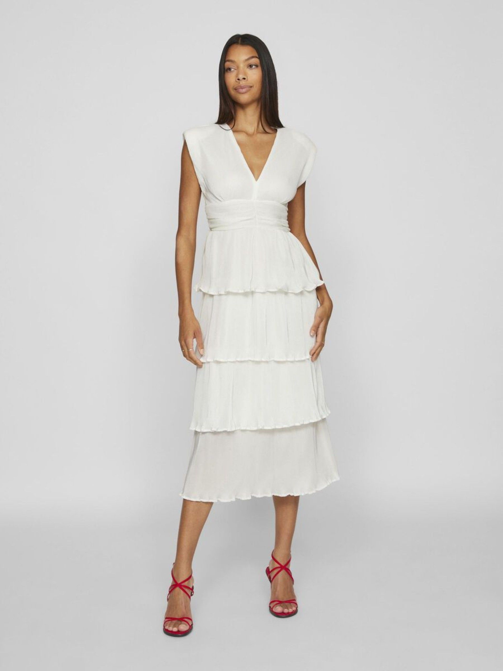 Vestido LILIAN V Plisse VILA