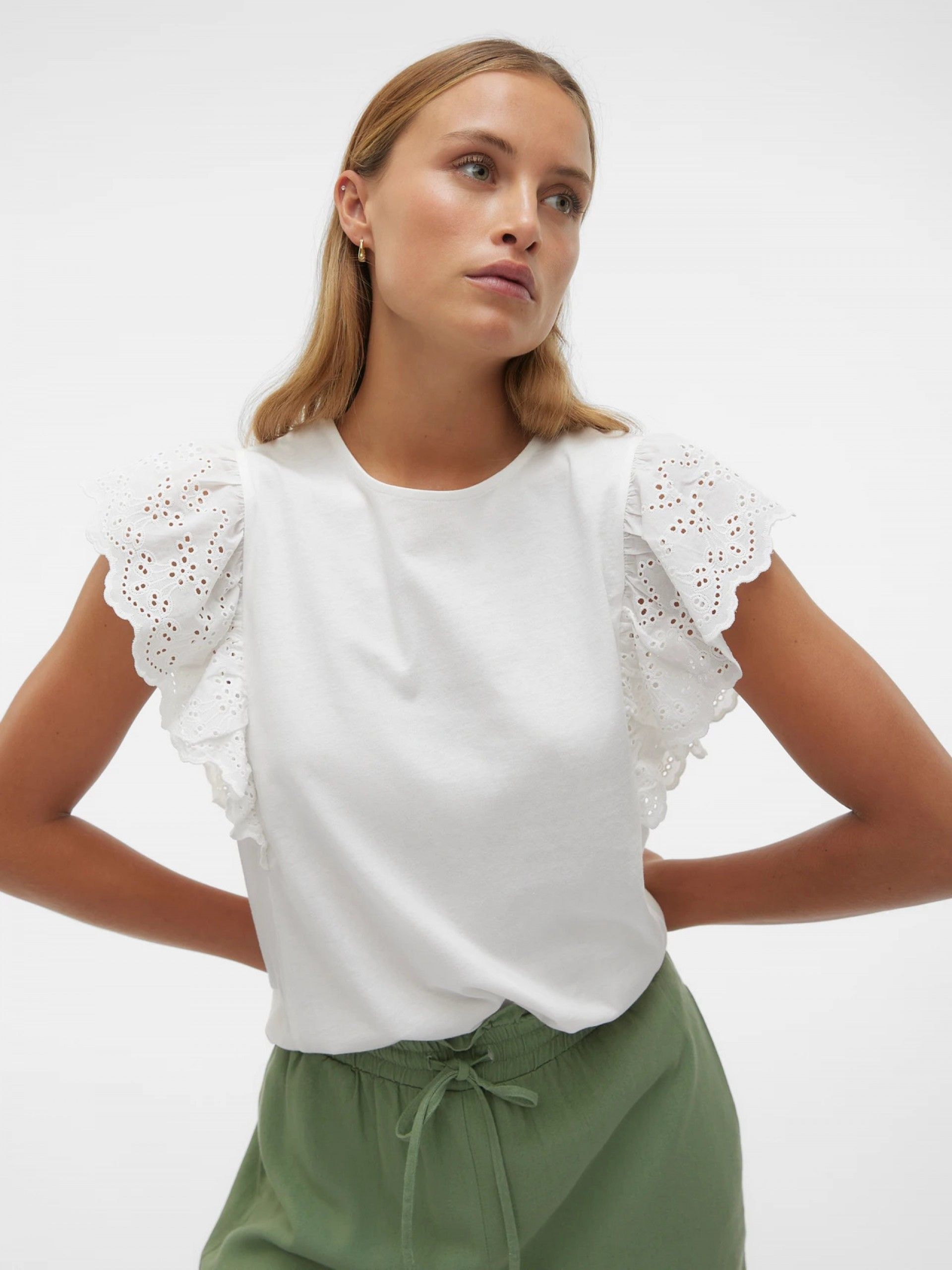 Top Hanne s/s Lace JRS Vero Moda