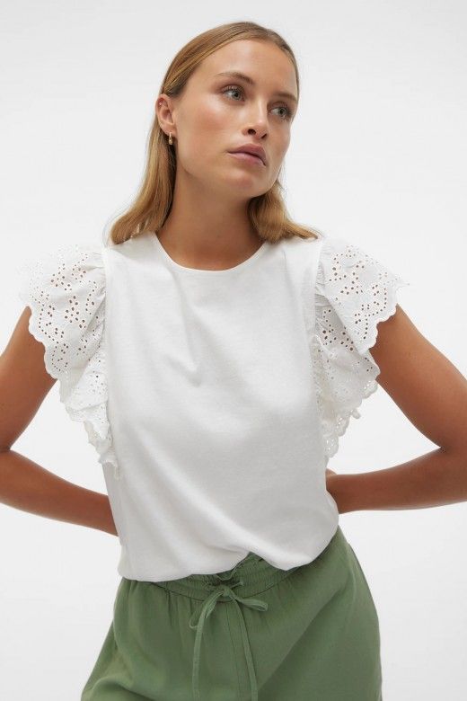 Top Hanne s/s Lace JRS Vero Moda